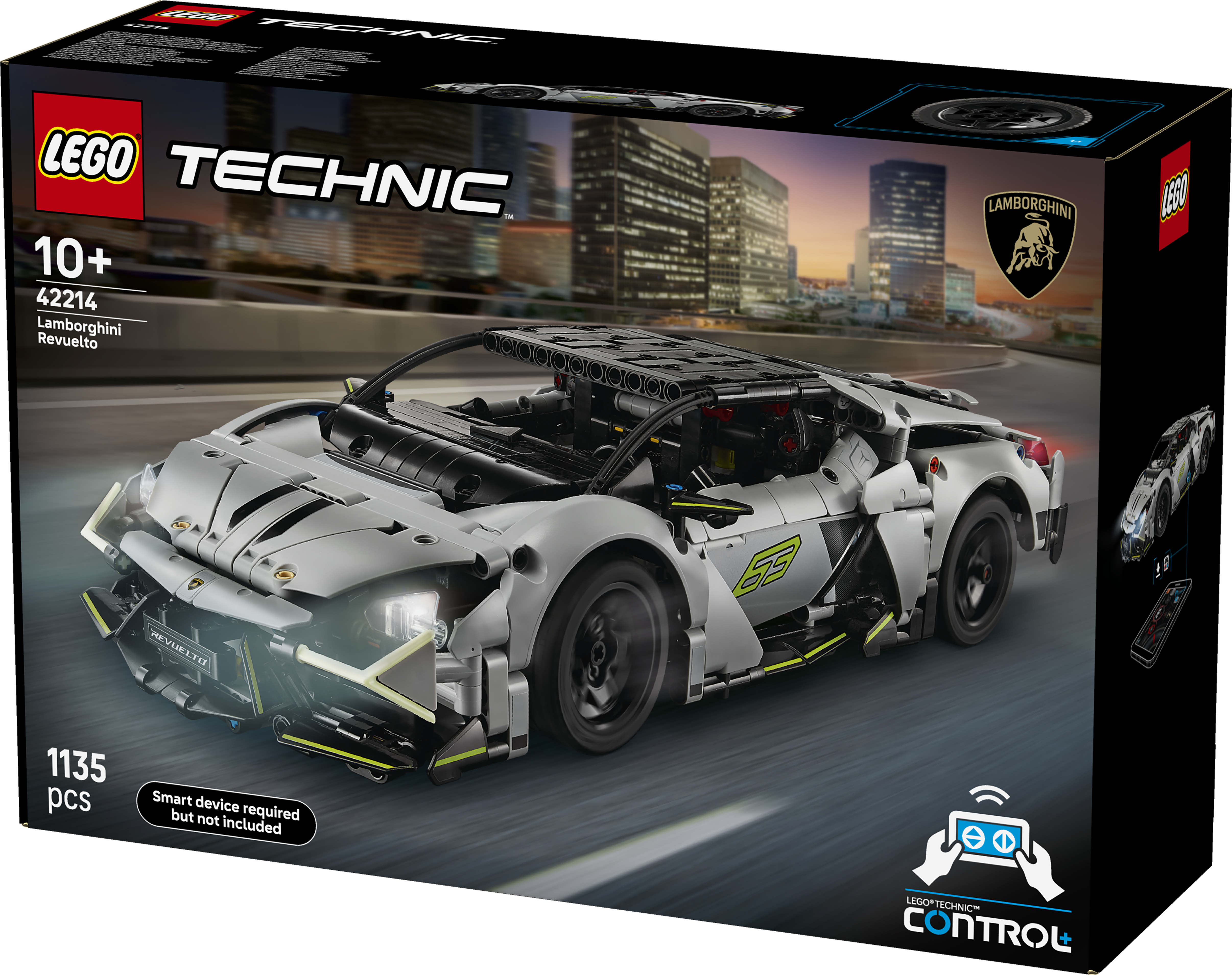 LEGO 42214 Technic Lamborghini Revuelto Super Sports Car Set STEM Building Toy