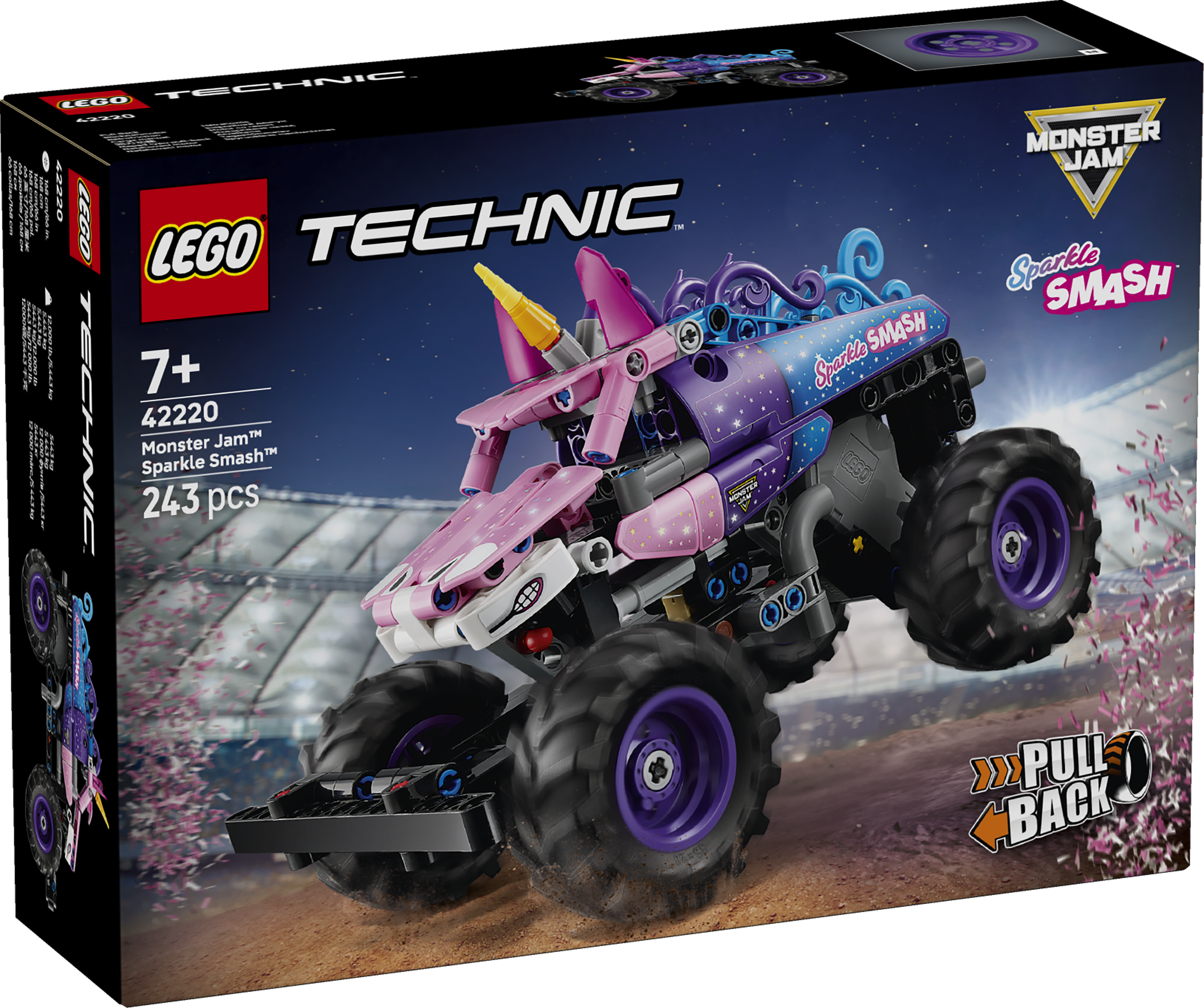 LEGO 42220 Technic Monster Jam Sparkle Smash PullBack