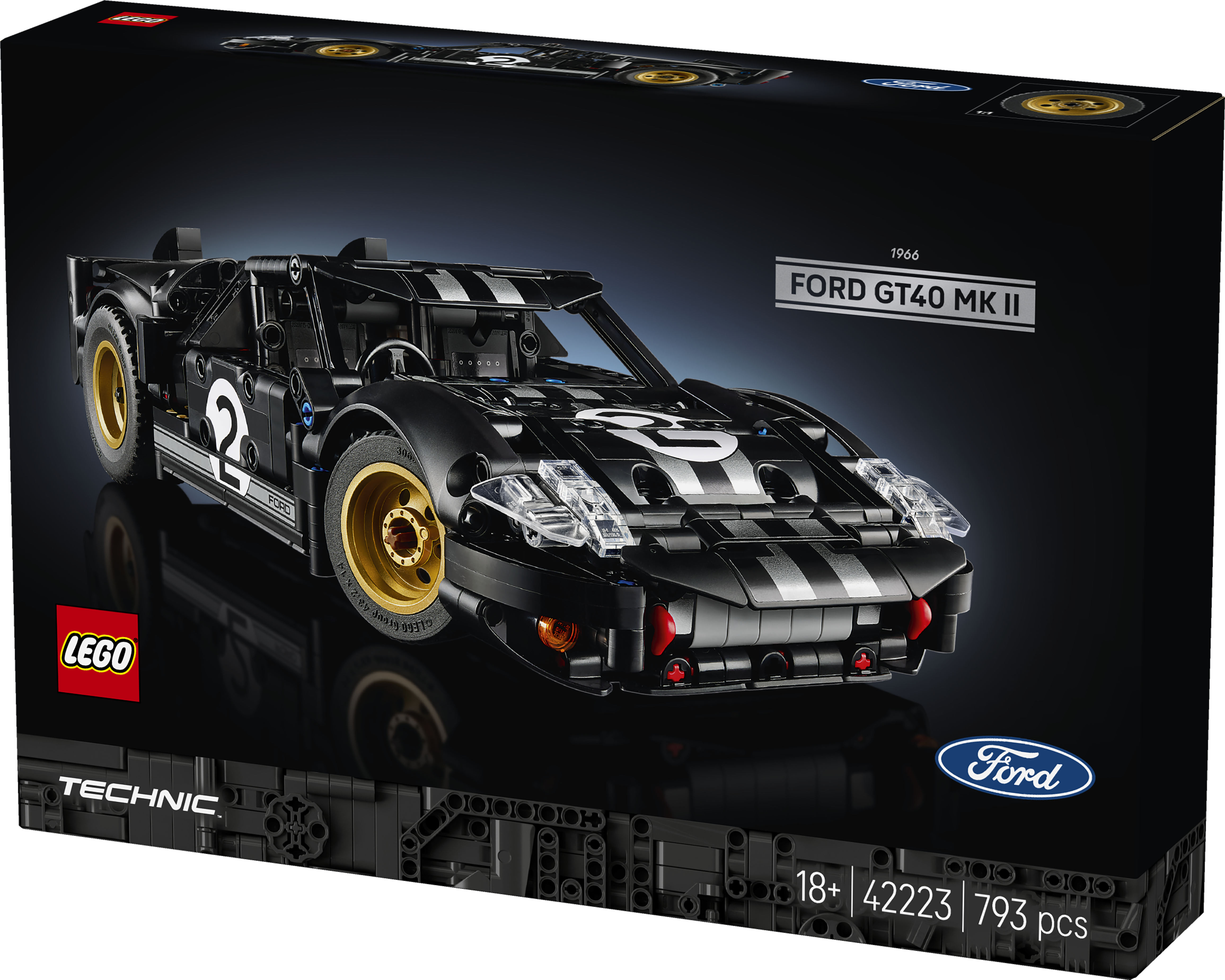 LEGO 42223 Technic 1966 Ford GT40 MKII Race Car