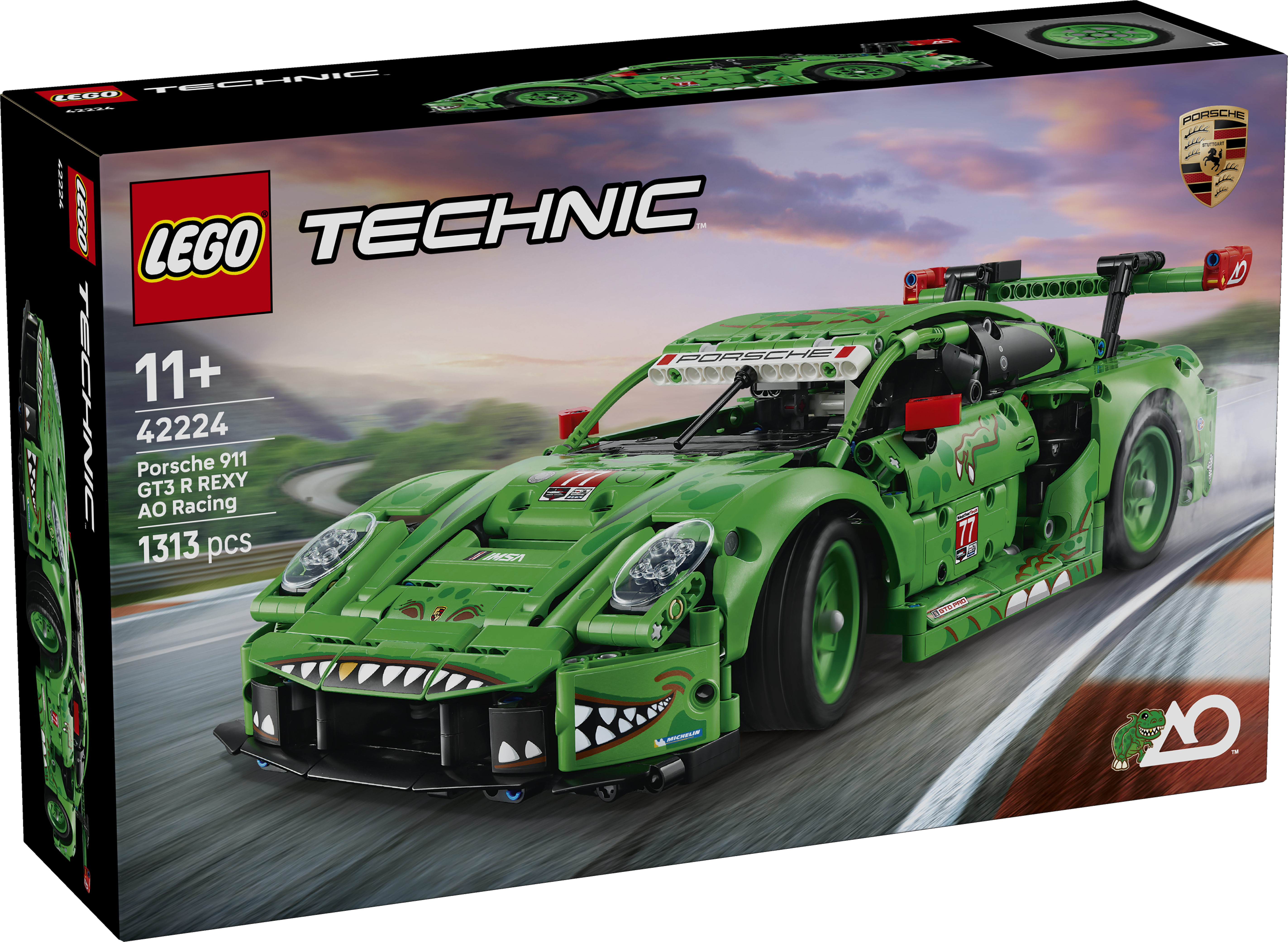 LEGO 42224 Technic Porsche 911 GT3 R REXY AO Racing Car