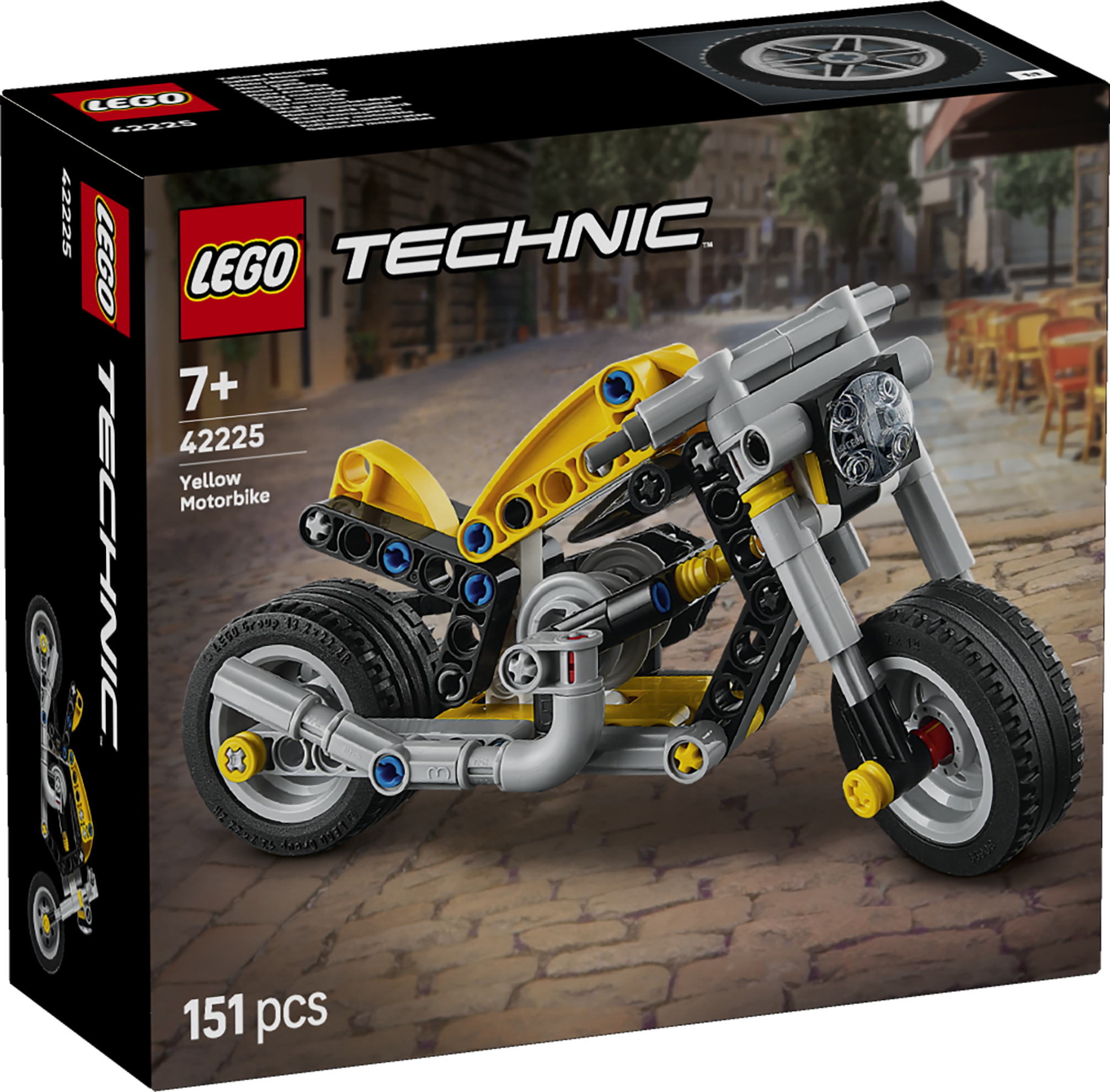 LEGO 42225 Yellow Motorbike