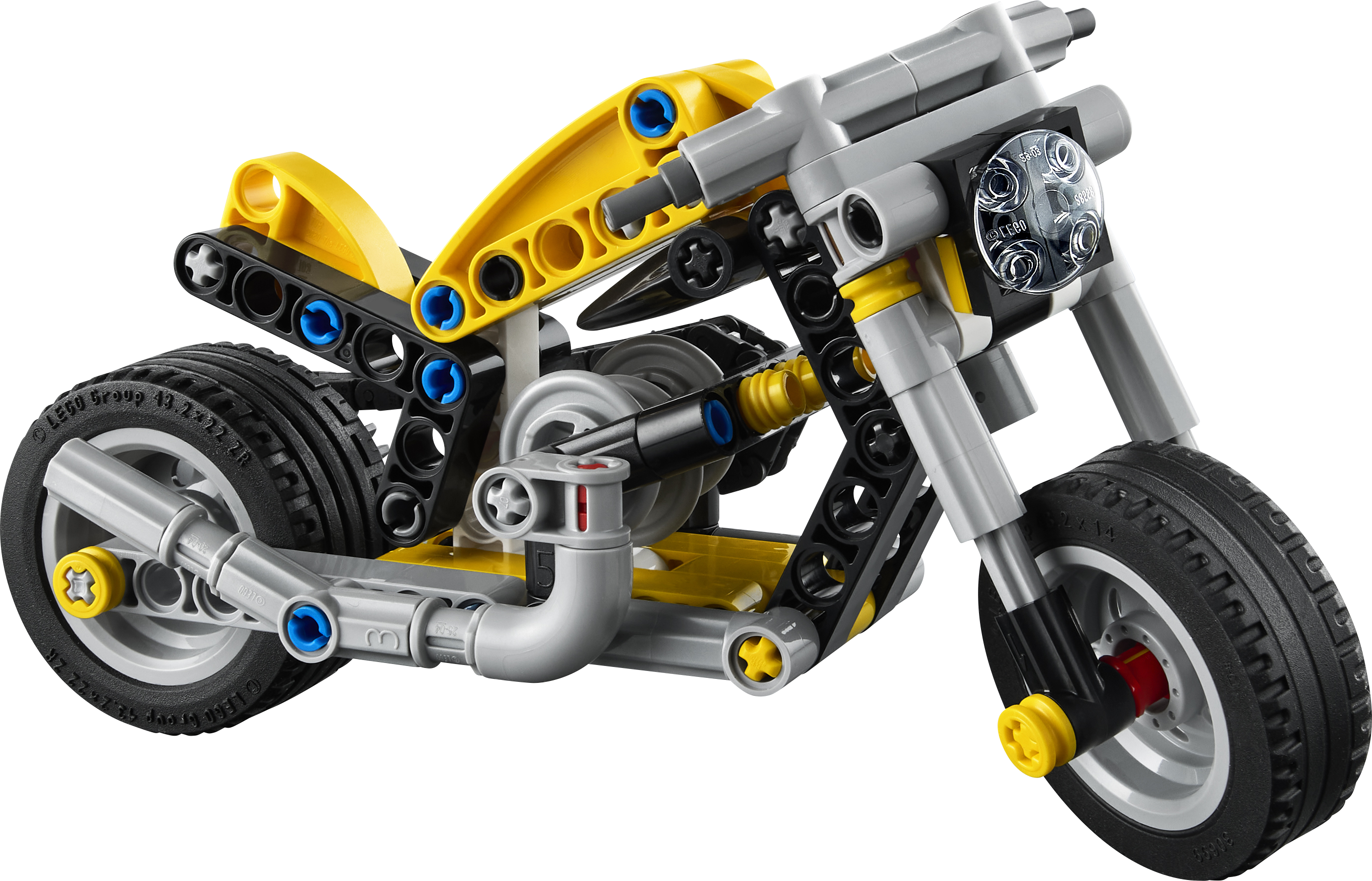 LEGO 42225 Yellow Motorbike