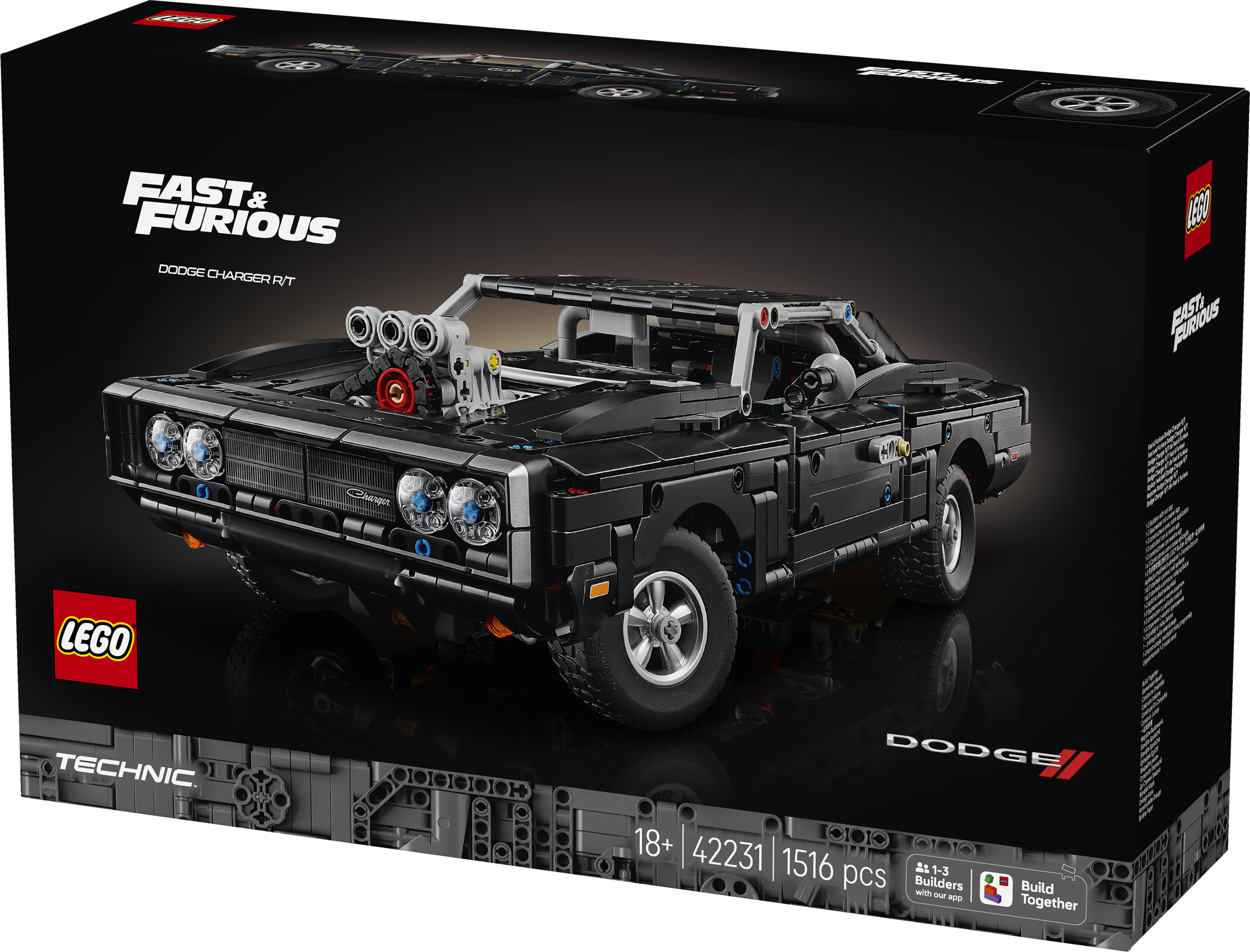 LEGO 42231 Technic™ Fast and Furious Dodge Charger R/T Car