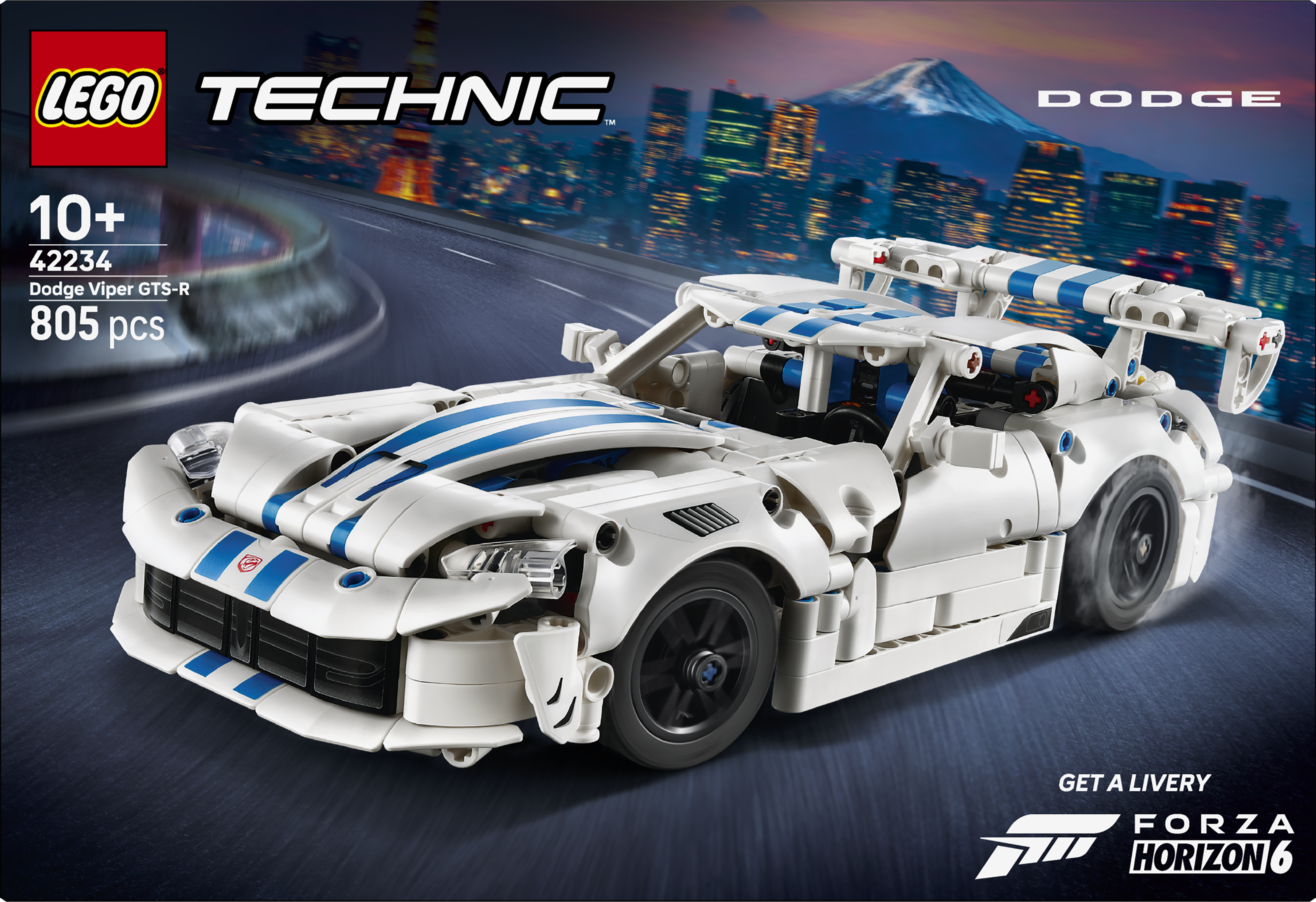 LEGO 42234 Technic Dodge Viper GTS-R Sports Car