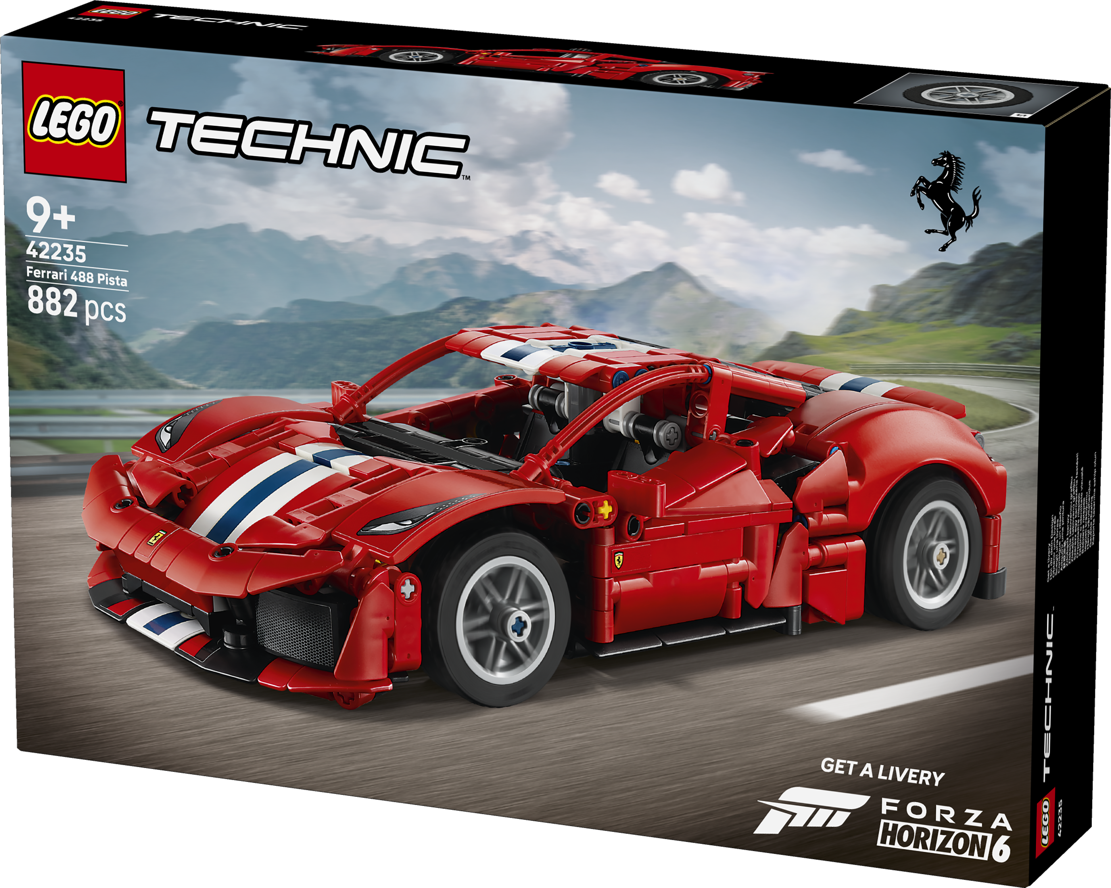 LEGO 42235 Technic Ferrari 488 Pista Car Building Toy