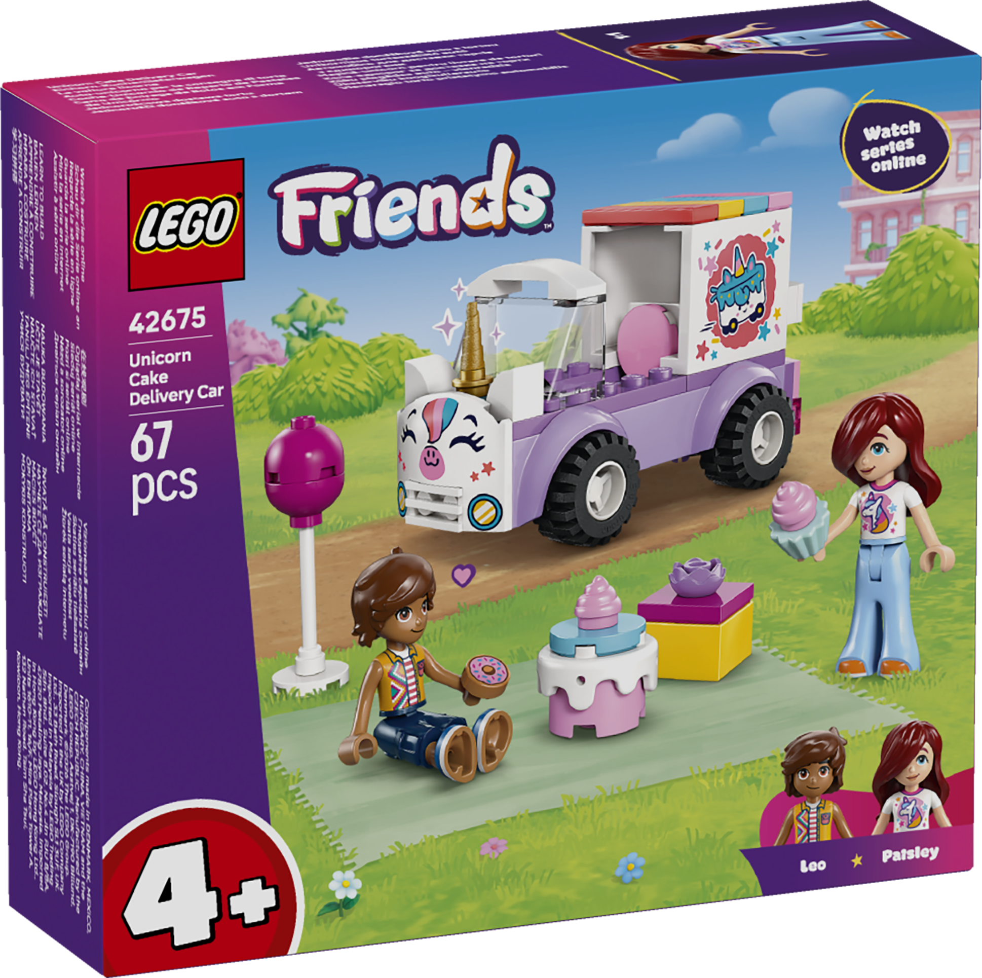 LEGO 42675 Friends Unicorn Cake Delivery Car