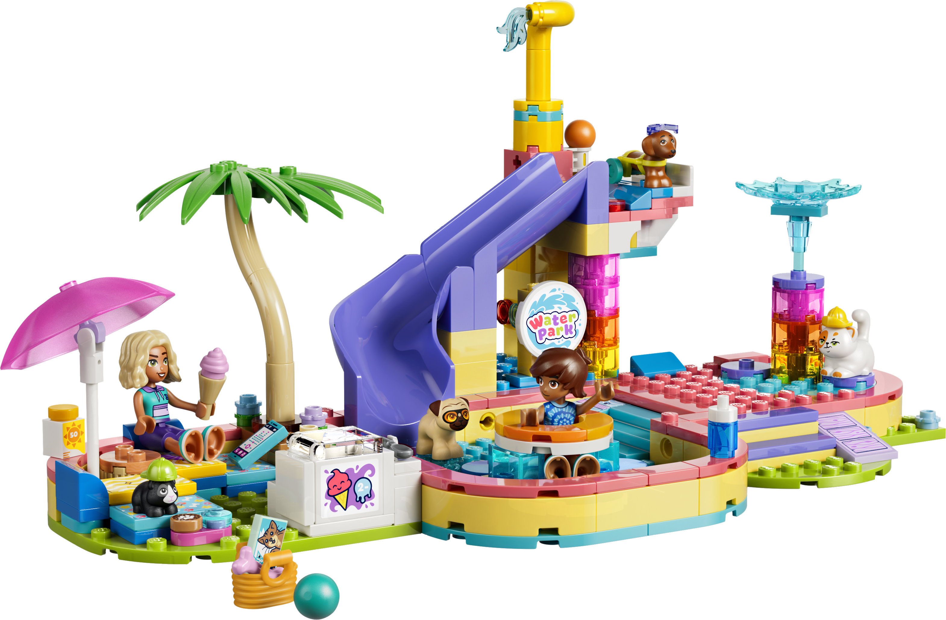 LEGO 42676 Friends Fun Water Park Day Building Toy Playset