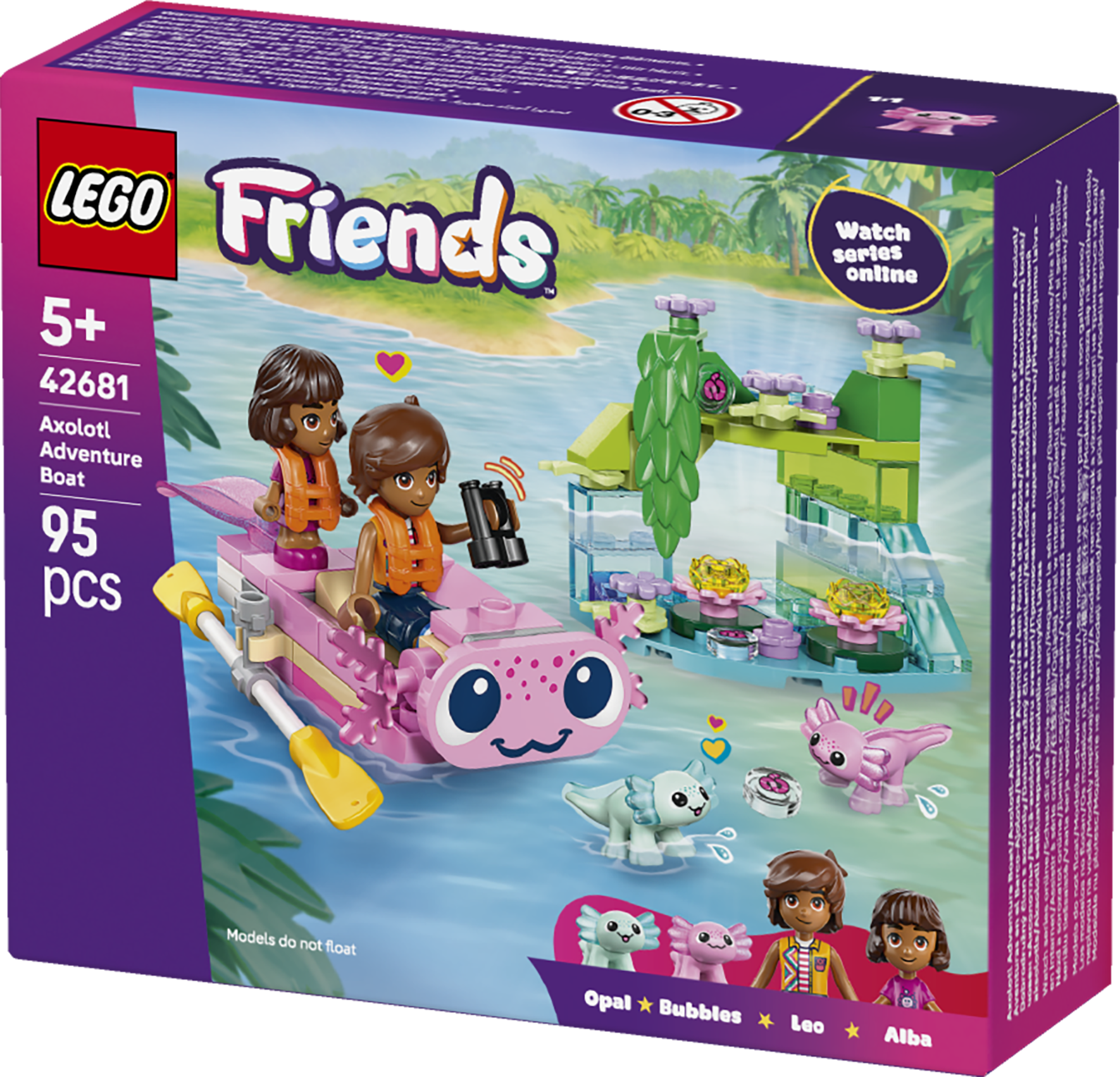 LEGO 42681 Friends Axolotl Adventure Boat