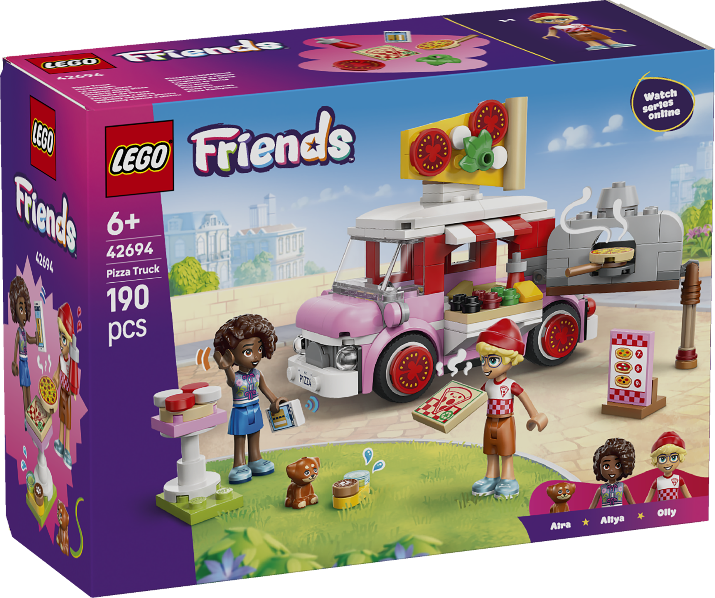 LEGO 42694 Friends Pizza Truck Building Toy Playset