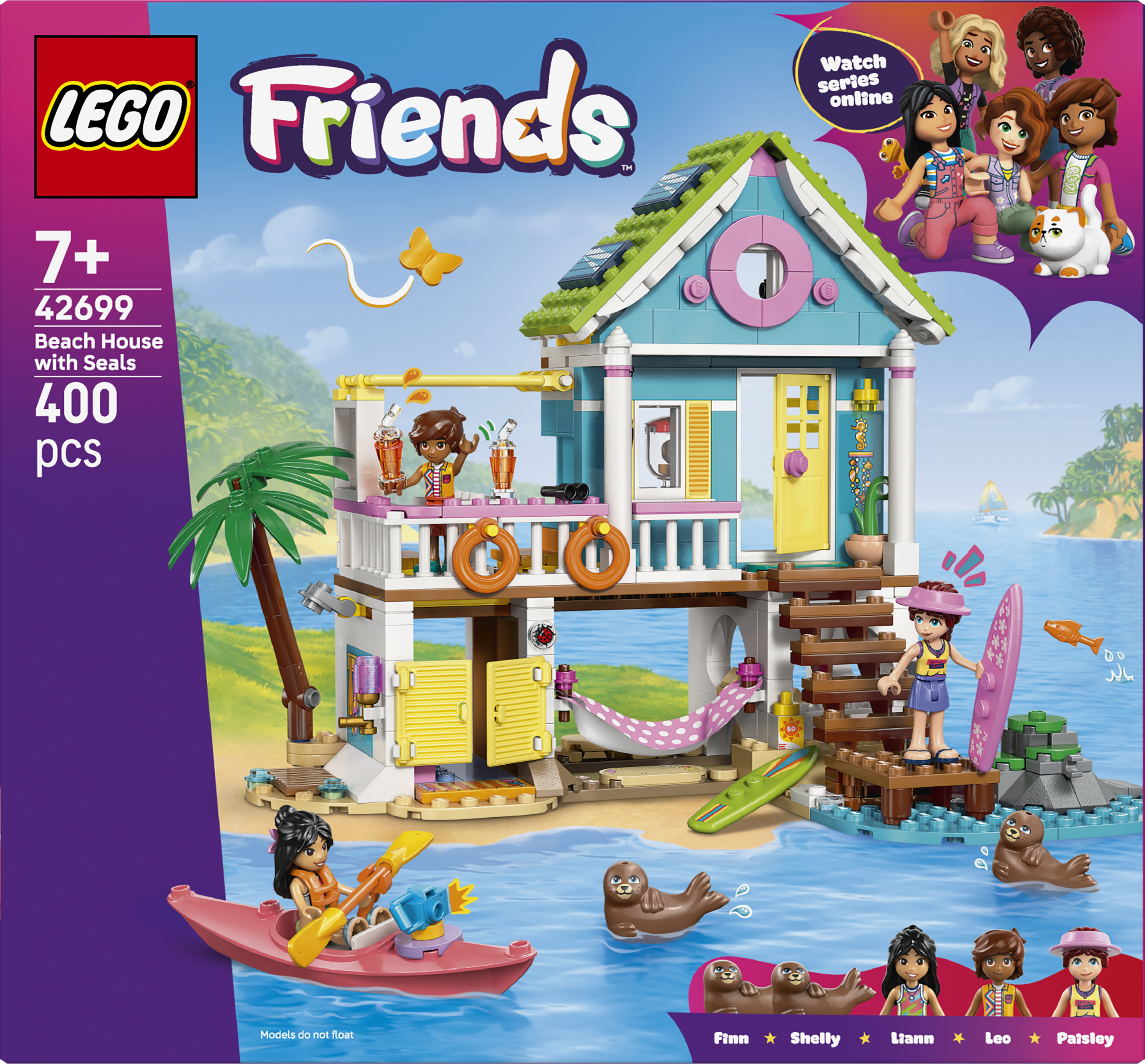 LEGO 42699 Friends Beach House with Seals