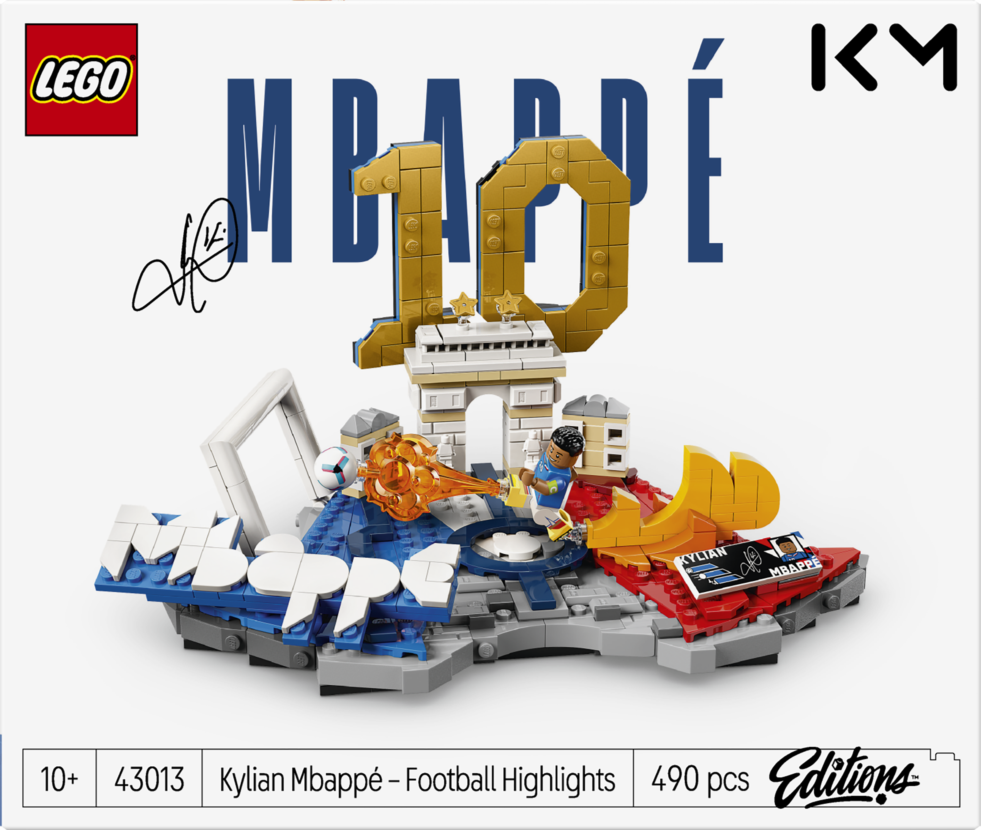 LEGO 43013 Editions Football Kylian Mbappé – Soccer Highlights