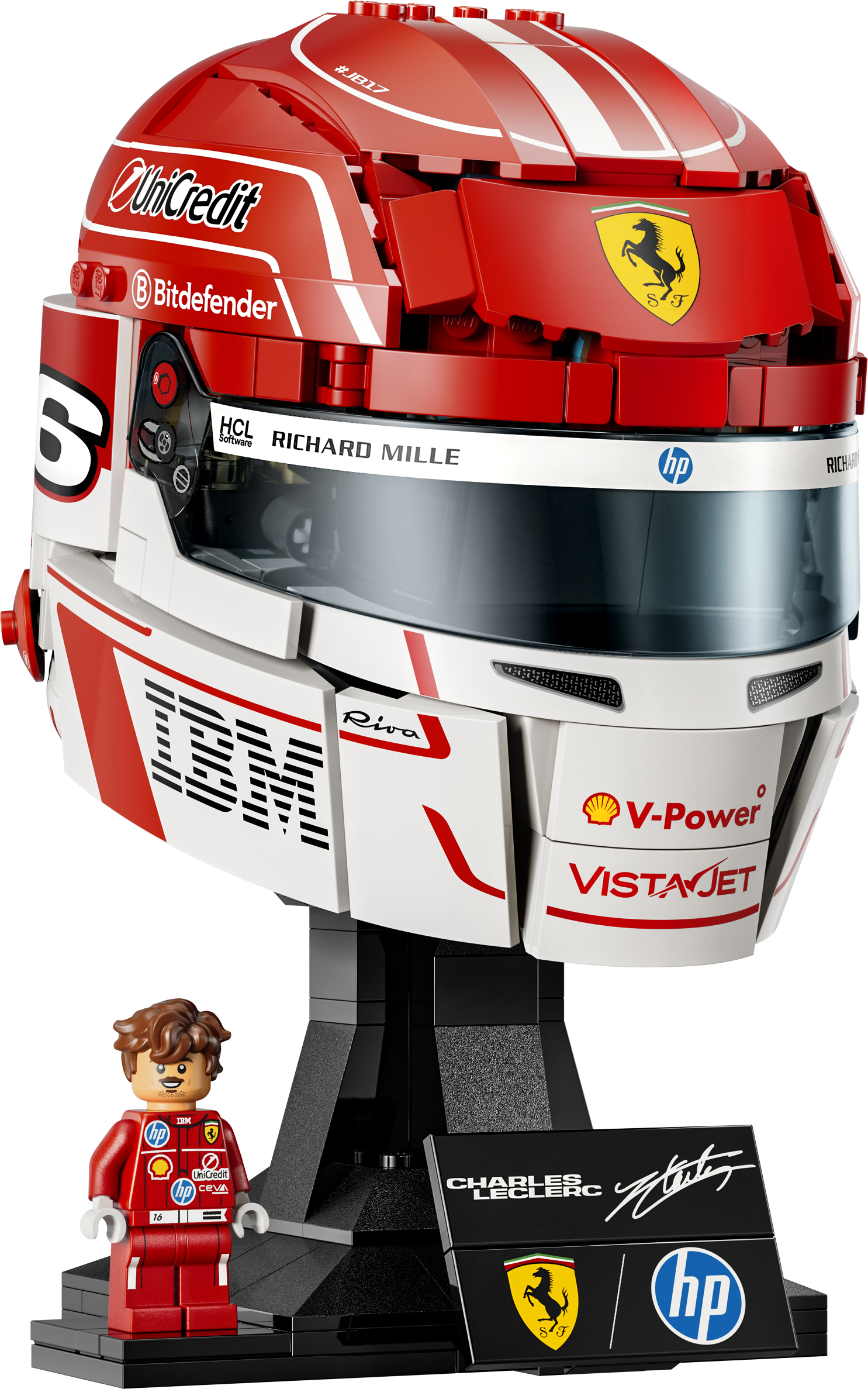 LEGO 43014 Editions Formula 1 Scuderia Ferrari HP Charles Leclerc Helmet