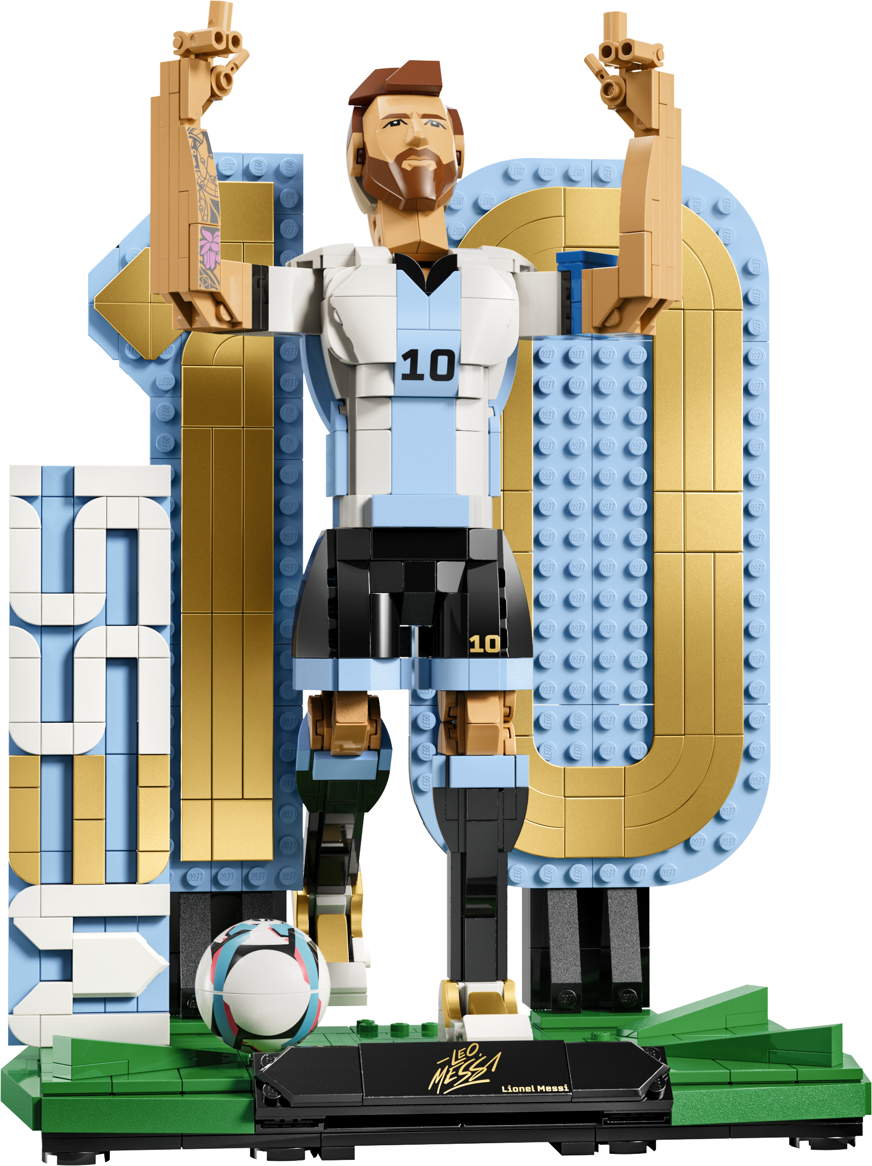 LEGO 43015 Editions Football Lionel Messi – Soccer Legend