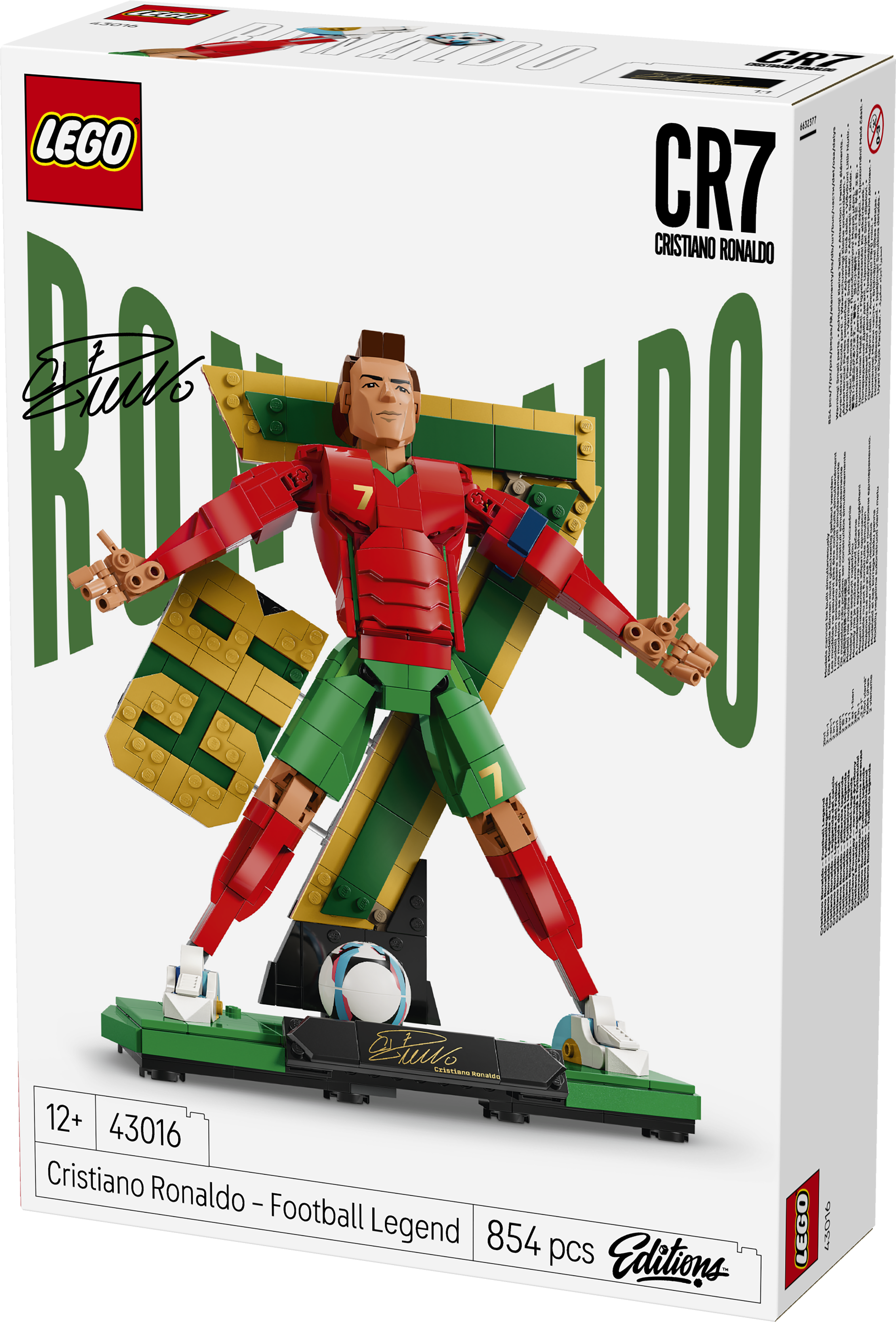 LEGO 43016 Editions Football Cristiano Ronaldo – Soccer Legend
