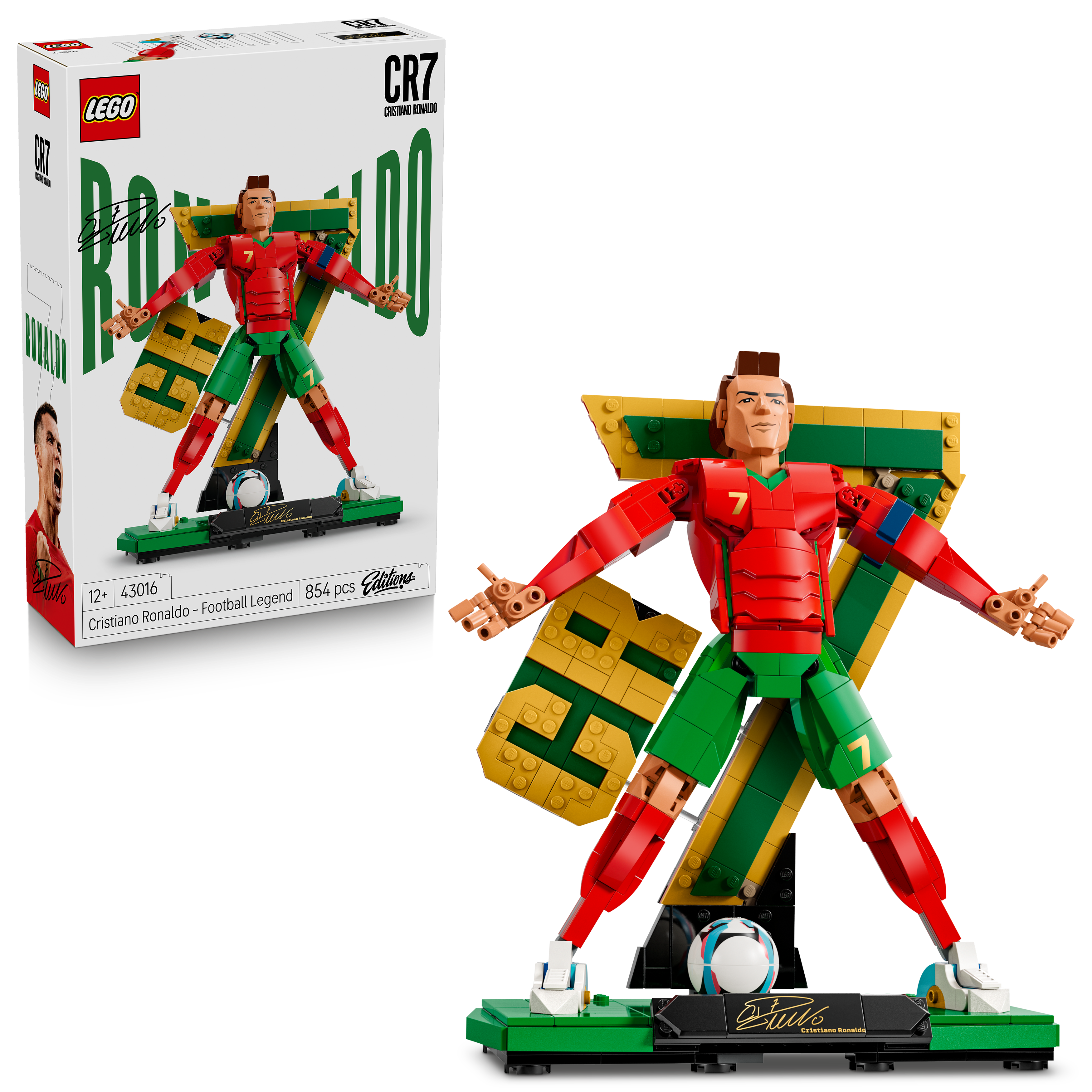 LEGO 43016 Editions Football Cristiano Ronaldo – Soccer Legend