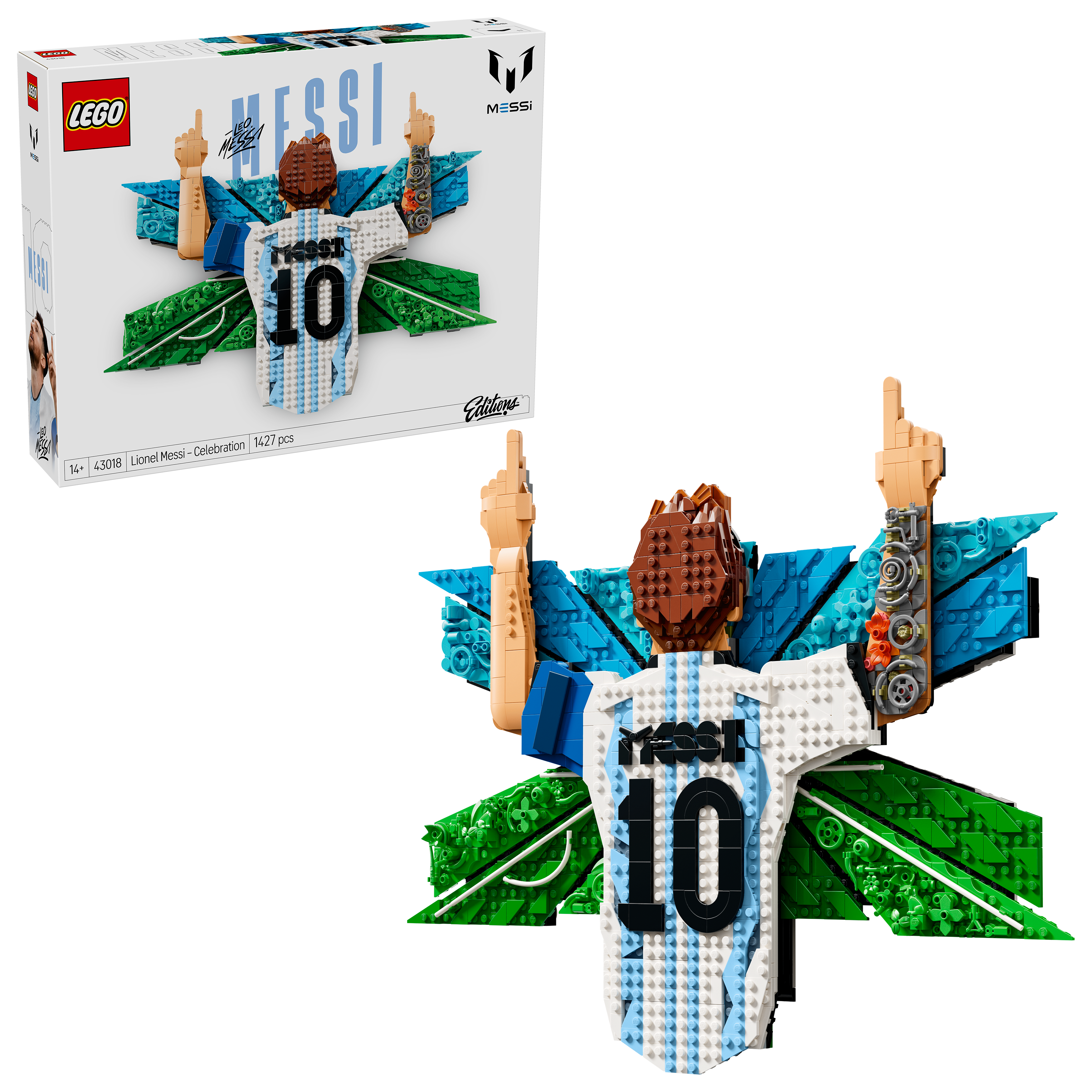 LEGO 43018 Editions Lionel Messi – Celebration Building Set