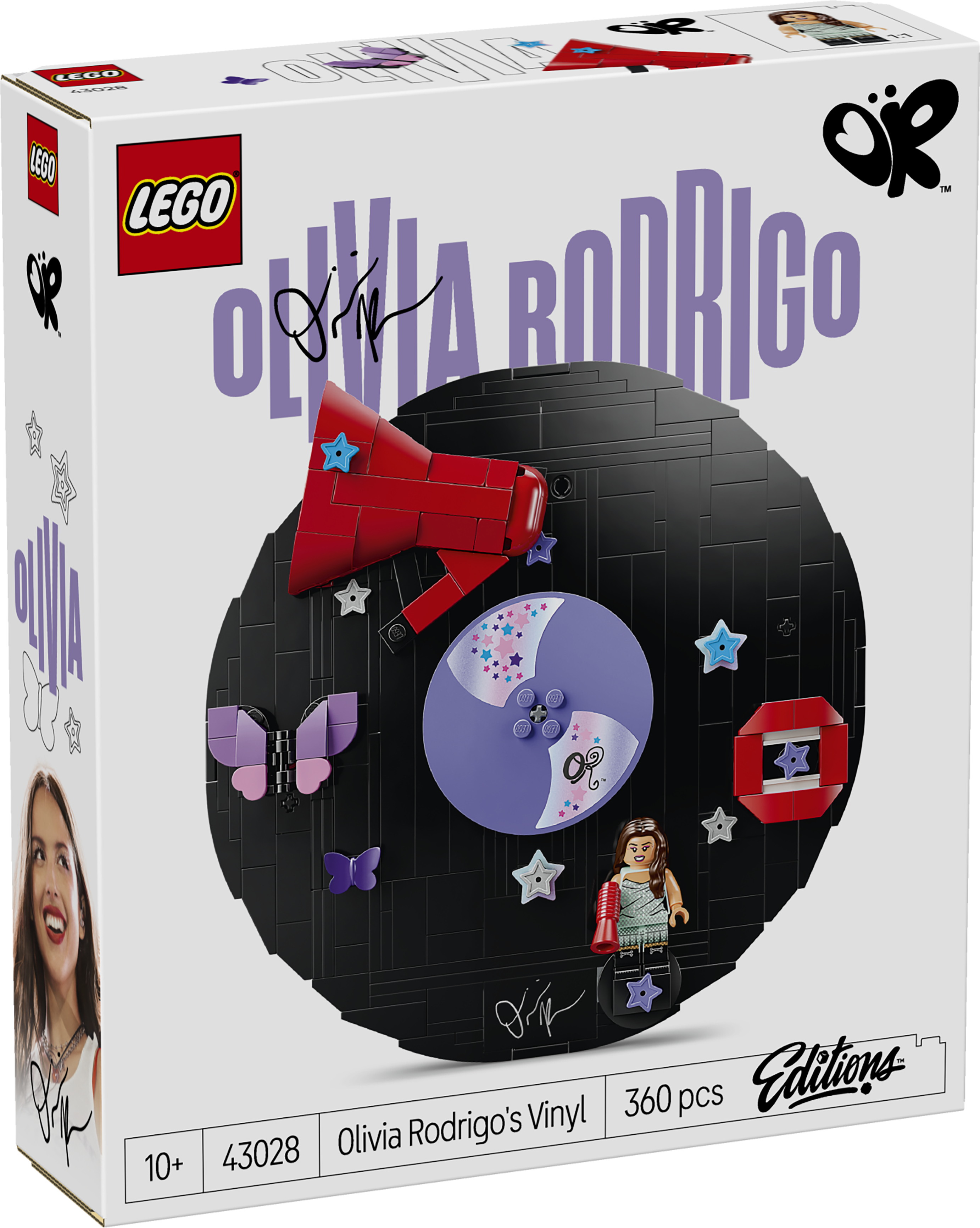 LEGO 43028 Editions Olivia Rodrigo’s Vinyl Building Set for Kids