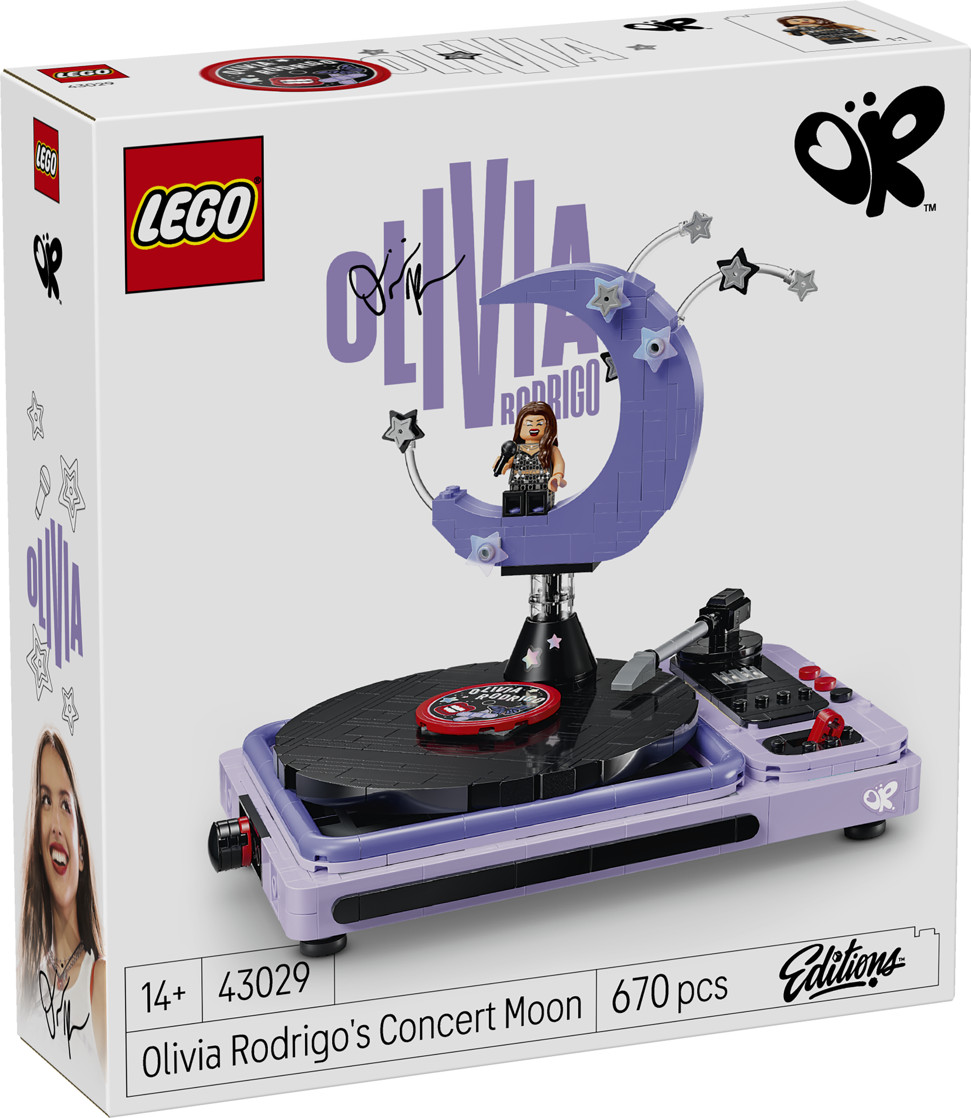 LEGO 43029 Editions Olivia Rodrigo’s Concert Moon Building Set for Teens