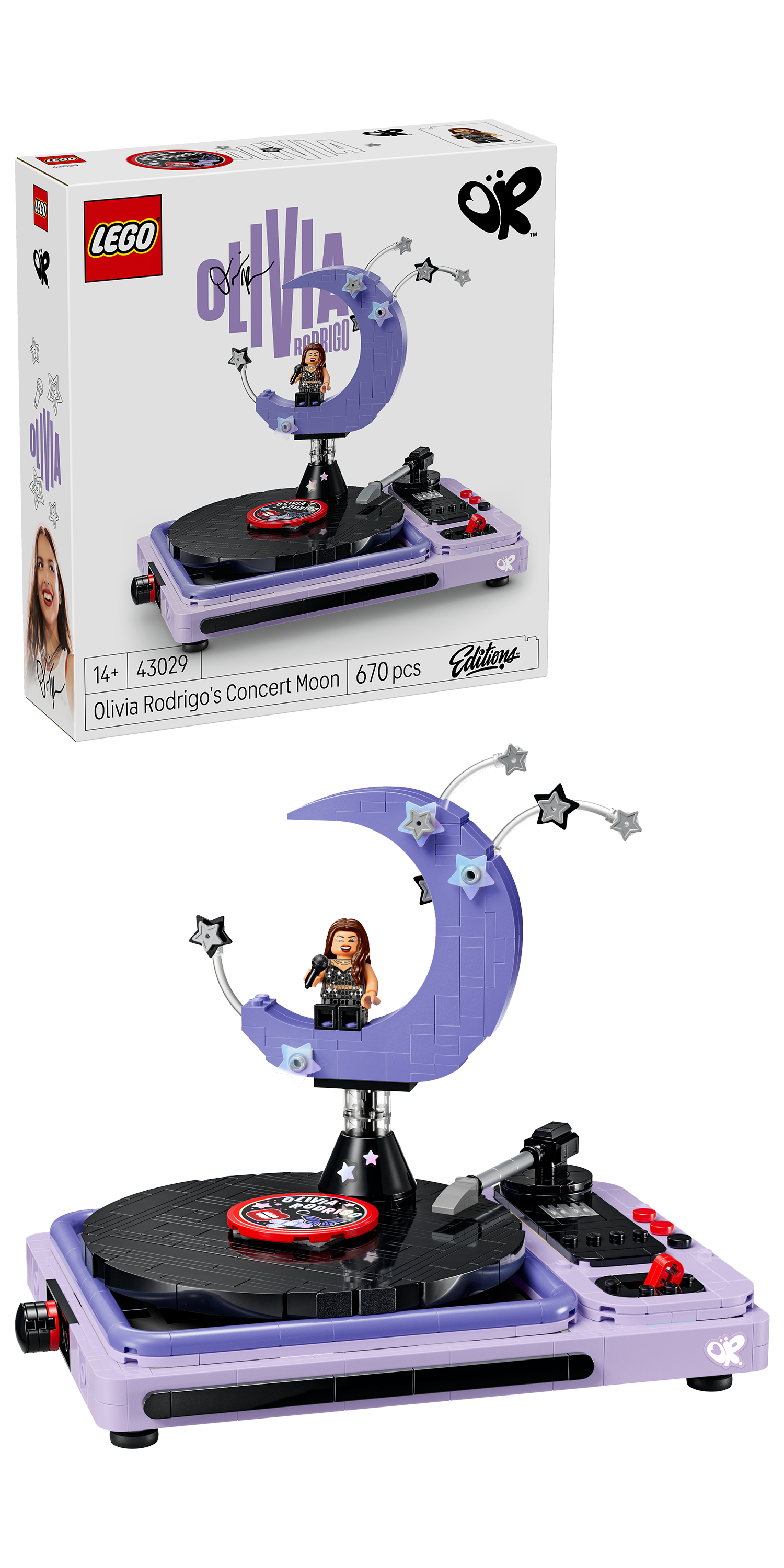 LEGO 43029 Editions Olivia Rodrigo’s Concert Moon Building Set for Teens