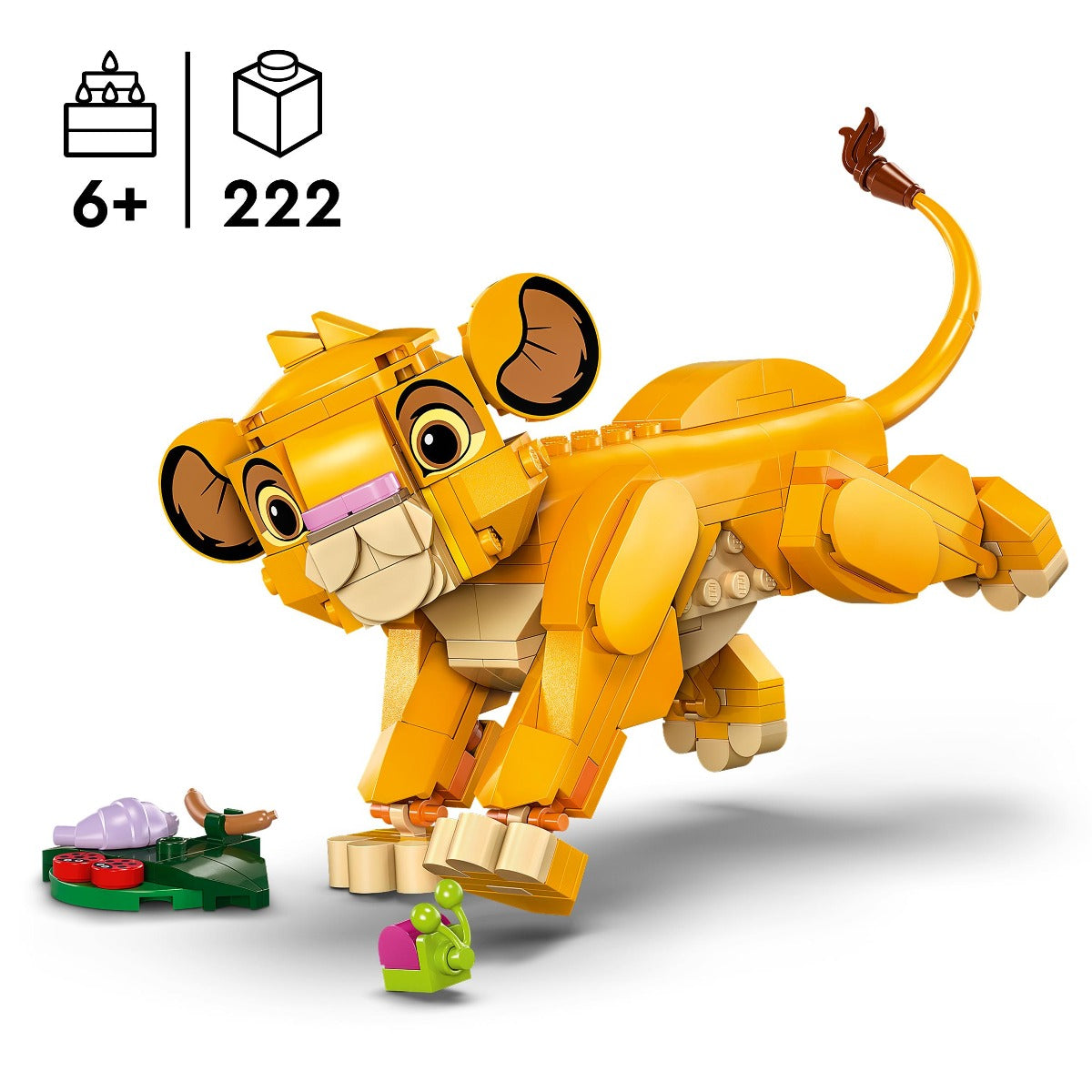 LEGO 43243 Disney Simba the Lion King Cub Building Toy for Kids
