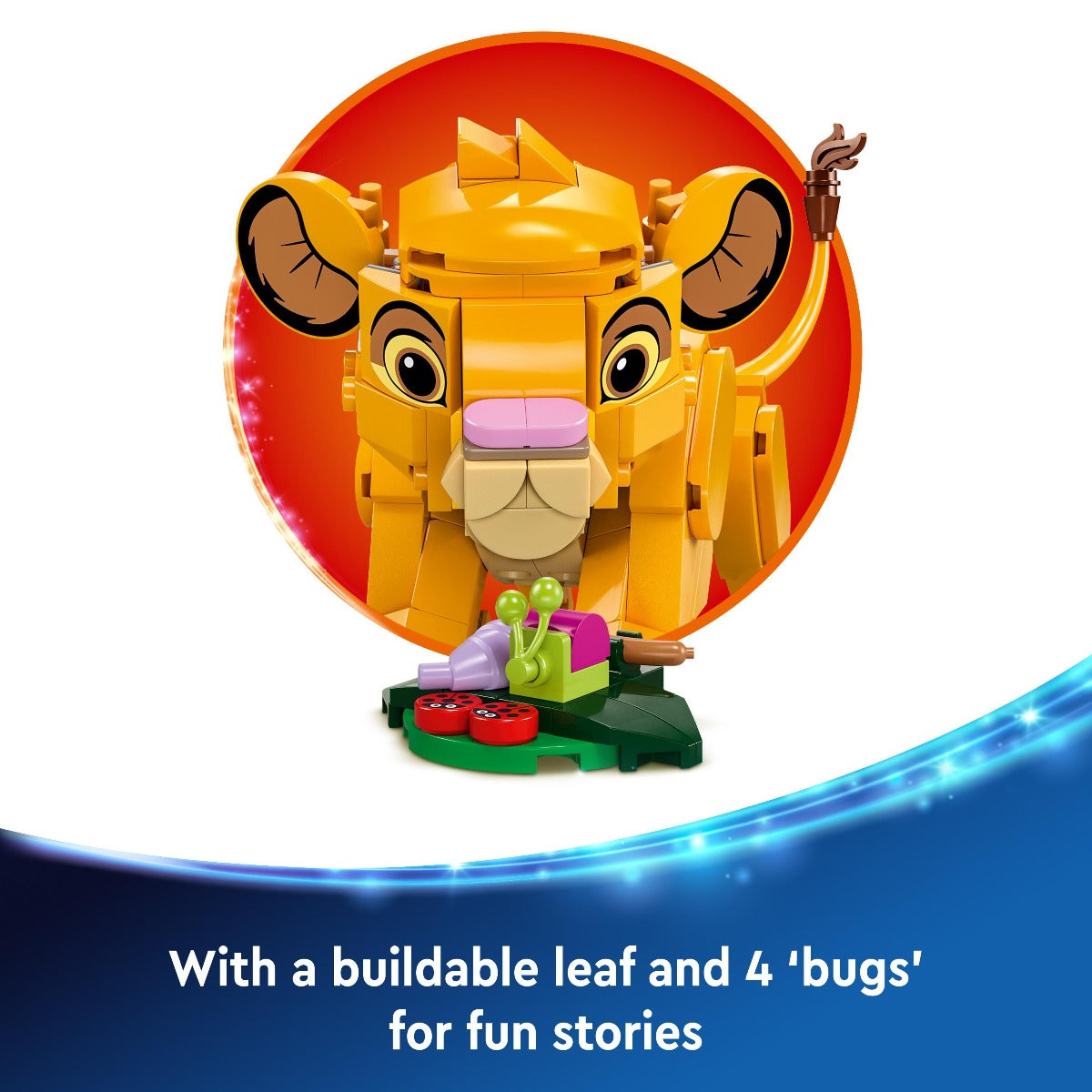 LEGO 43243 Disney Simba the Lion King Cub Building Toy for Kids