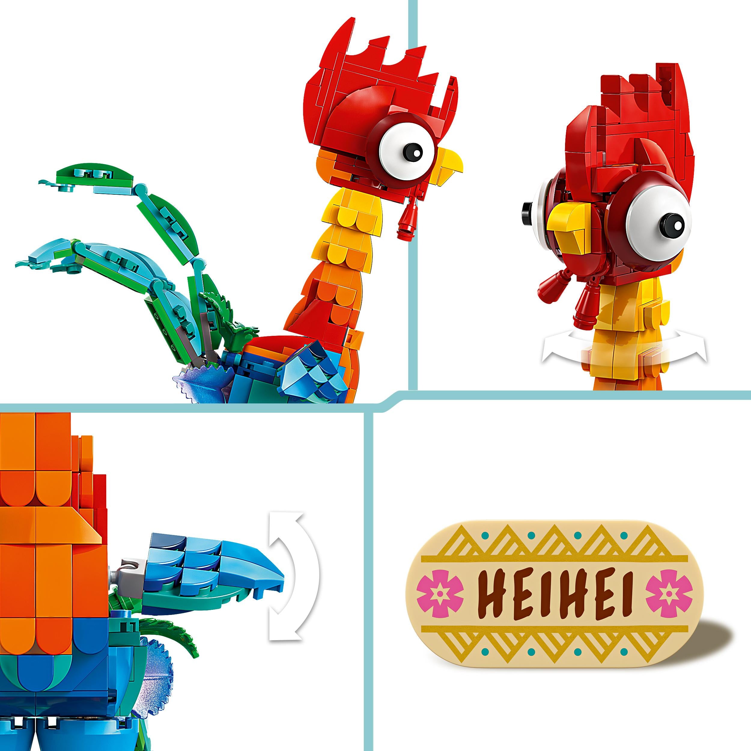 LEGO 43272 Disney Moana 2 Heihei Animal Building Toy Set