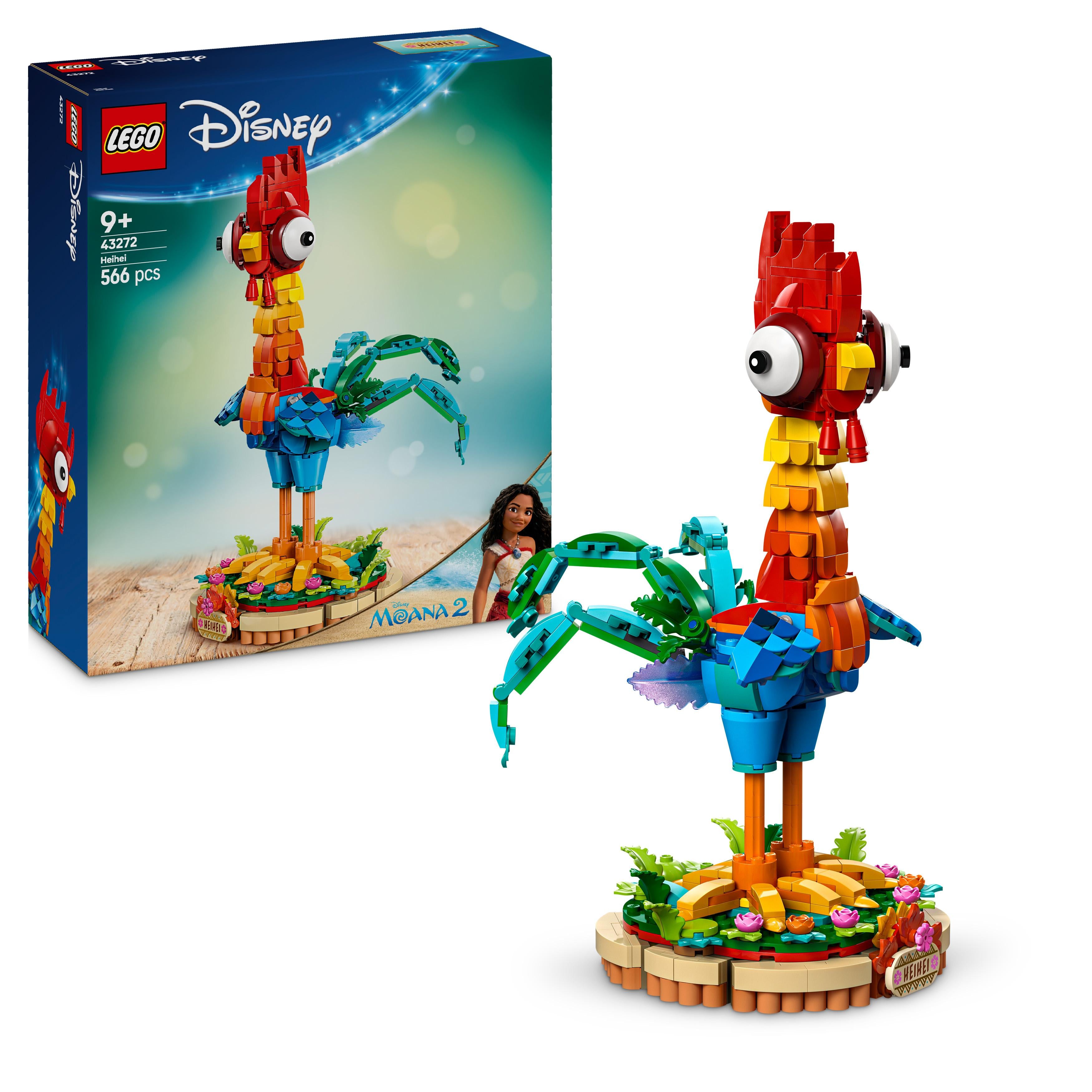 LEGO 43272 Disney Moana 2 Heihei Animal Building Toy Set