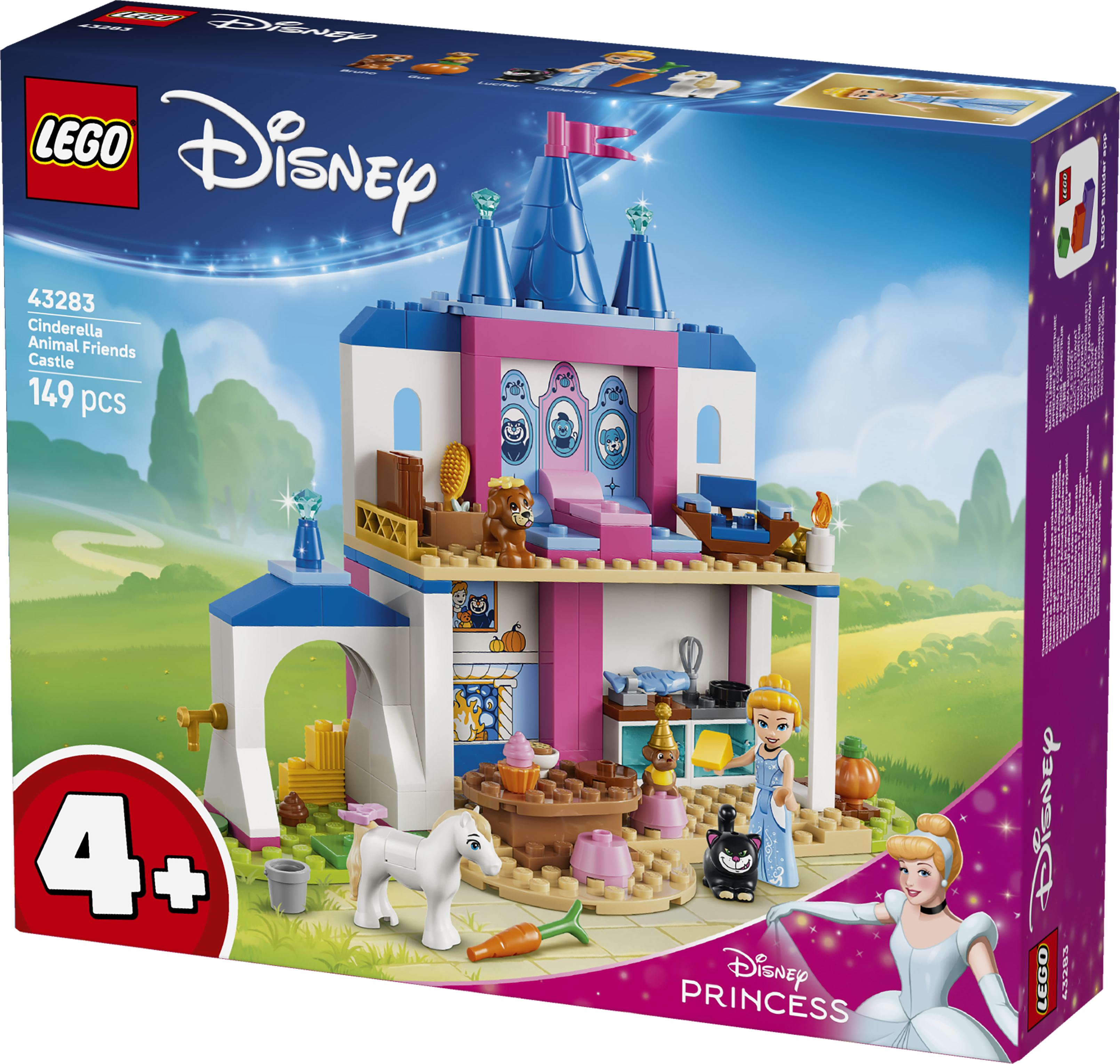 LEGO 43283Disney Princess Cinderella Animal Friends Castle