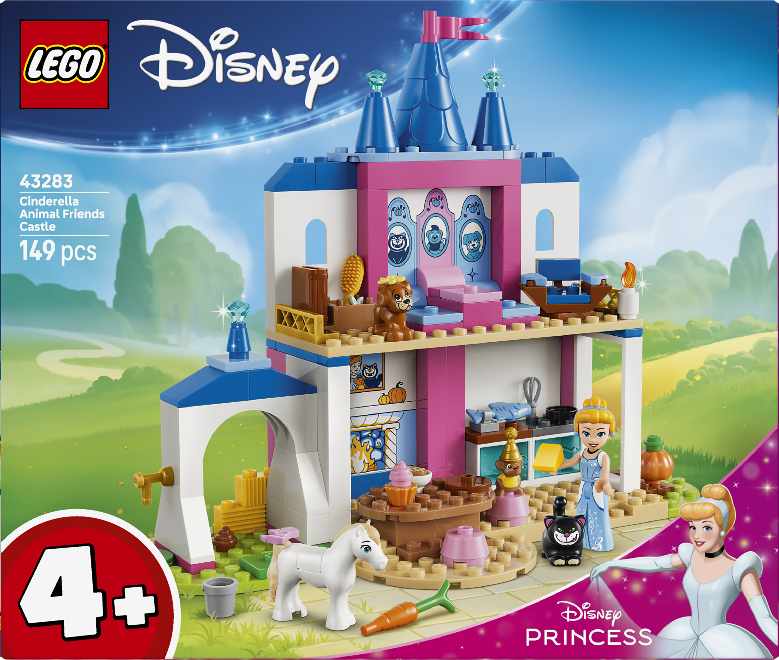 LEGO 43283Disney Princess Cinderella Animal Friends Castle
