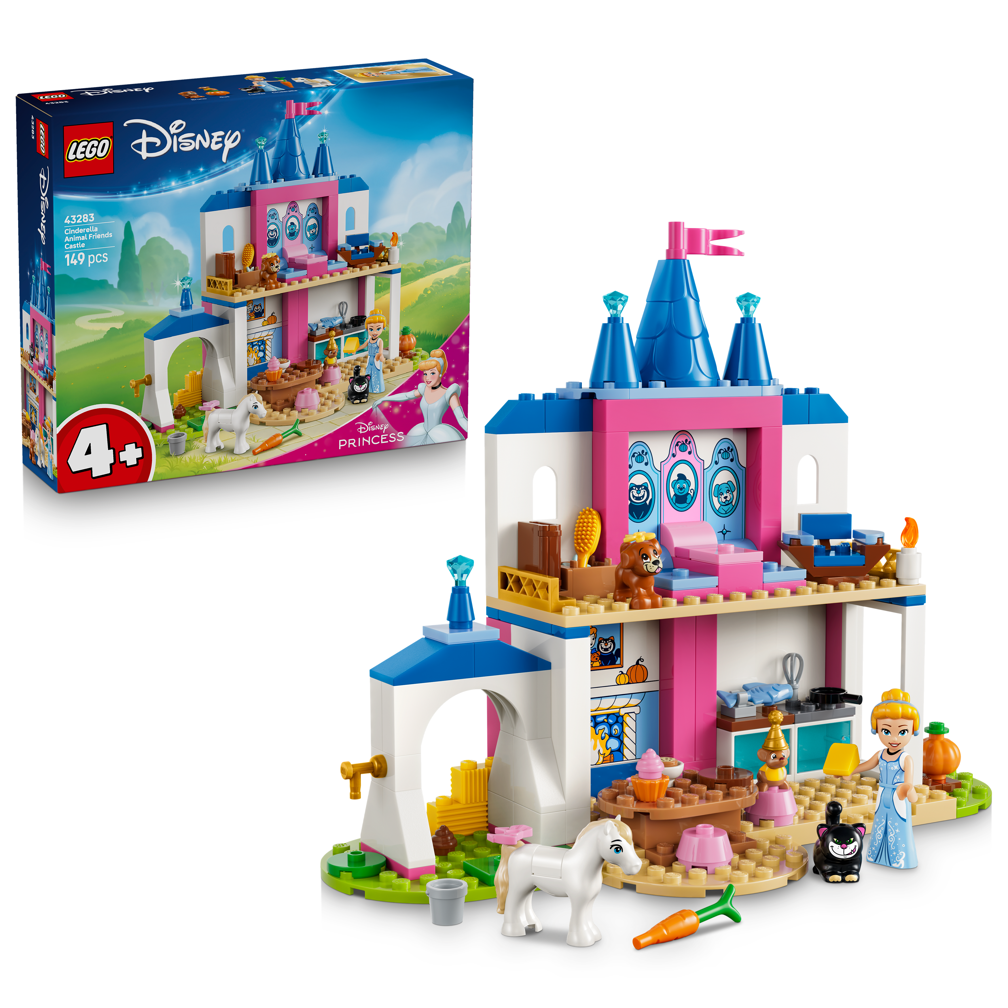 LEGO 43283Disney Princess Cinderella Animal Friends Castle