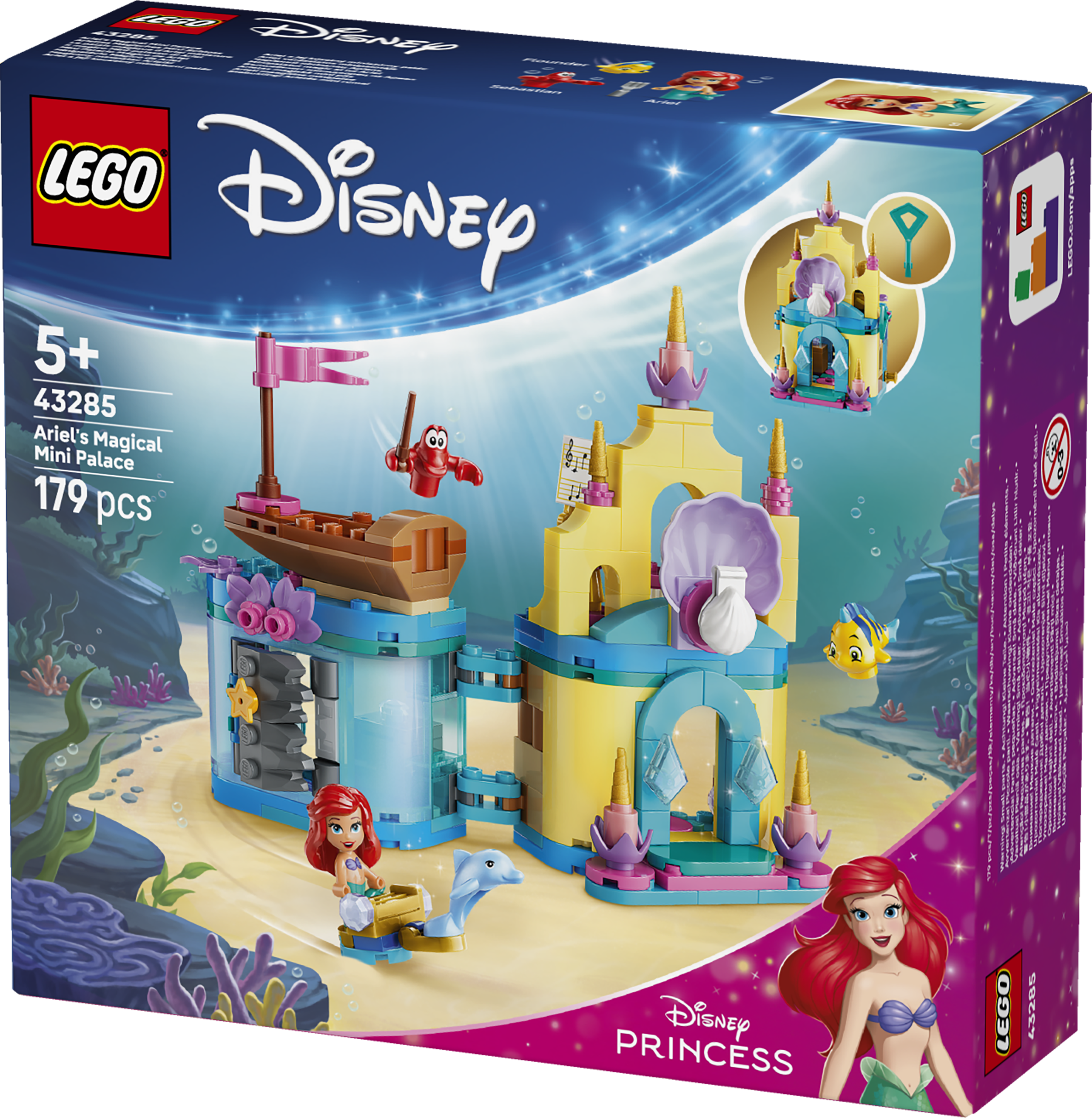 LEGO 43285 Disney Princess Ariel's Magical Mini Palace