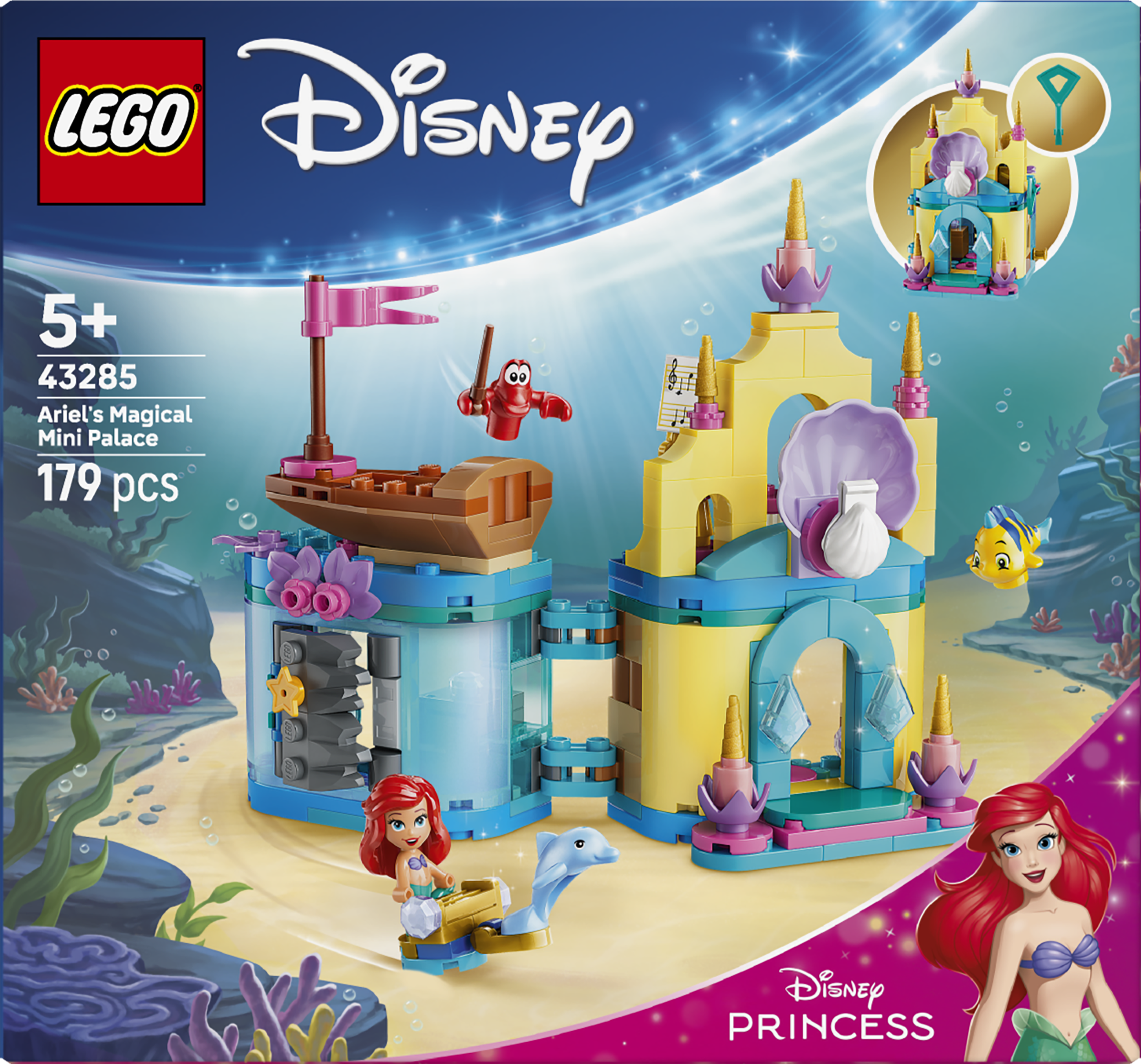 LEGO 43285 Disney Princess Ariel's Magical Mini Palace