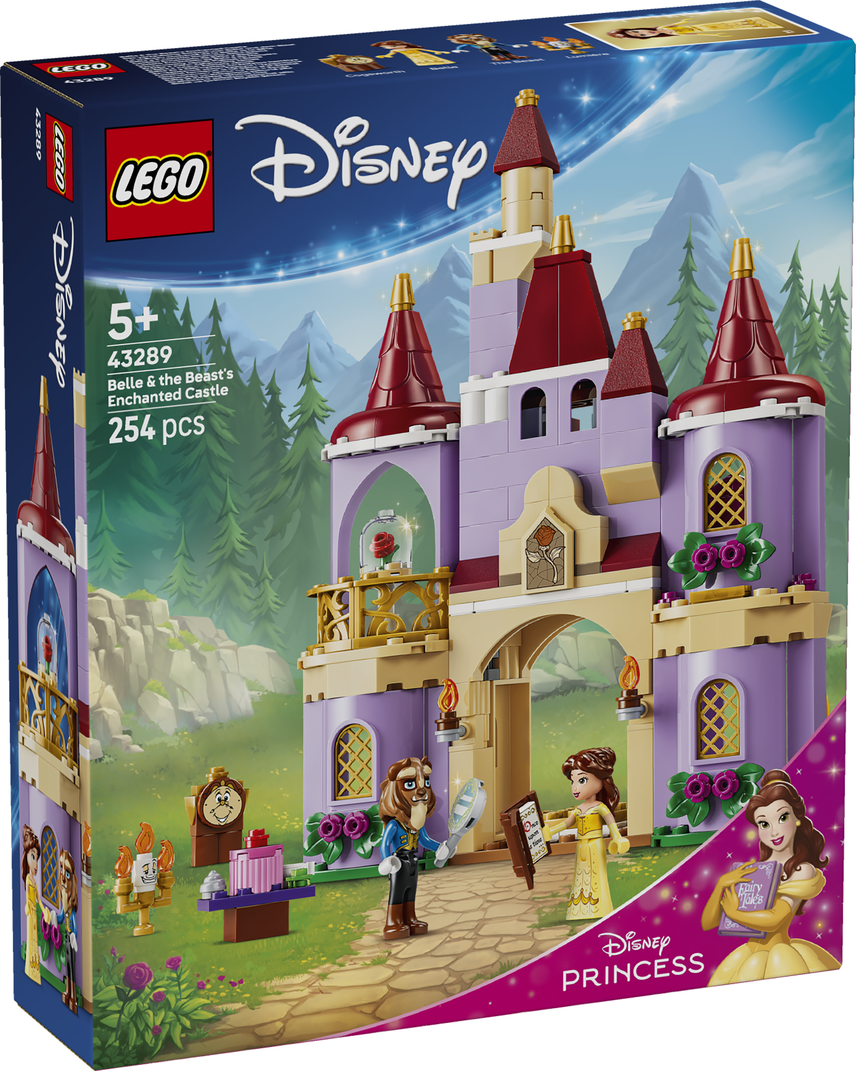 LEGO 43289 Disney Princess Belle & the Beast’s Enchanted Castle