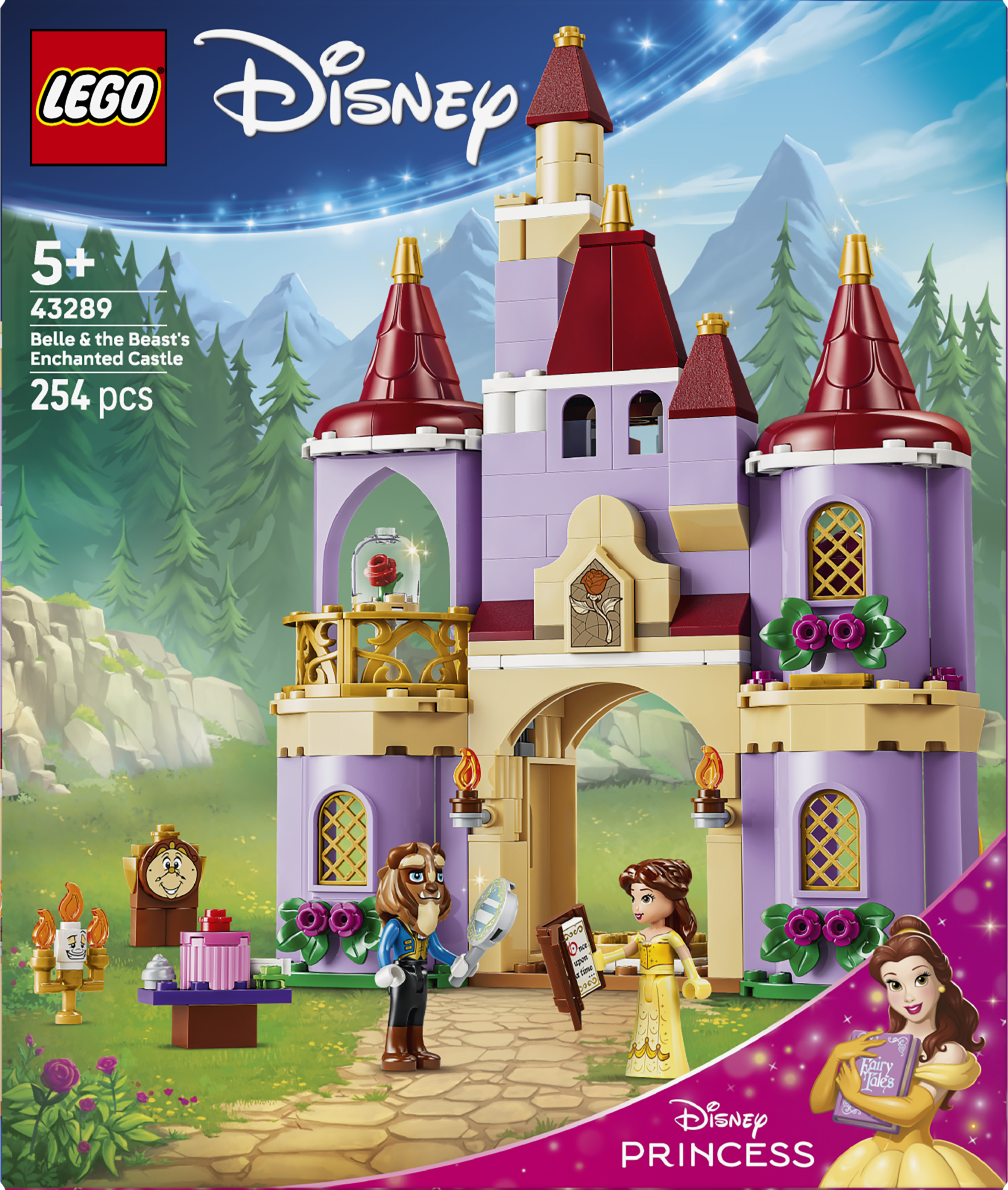 LEGO 43289 Disney Princess Belle & the Beast’s Enchanted Castle