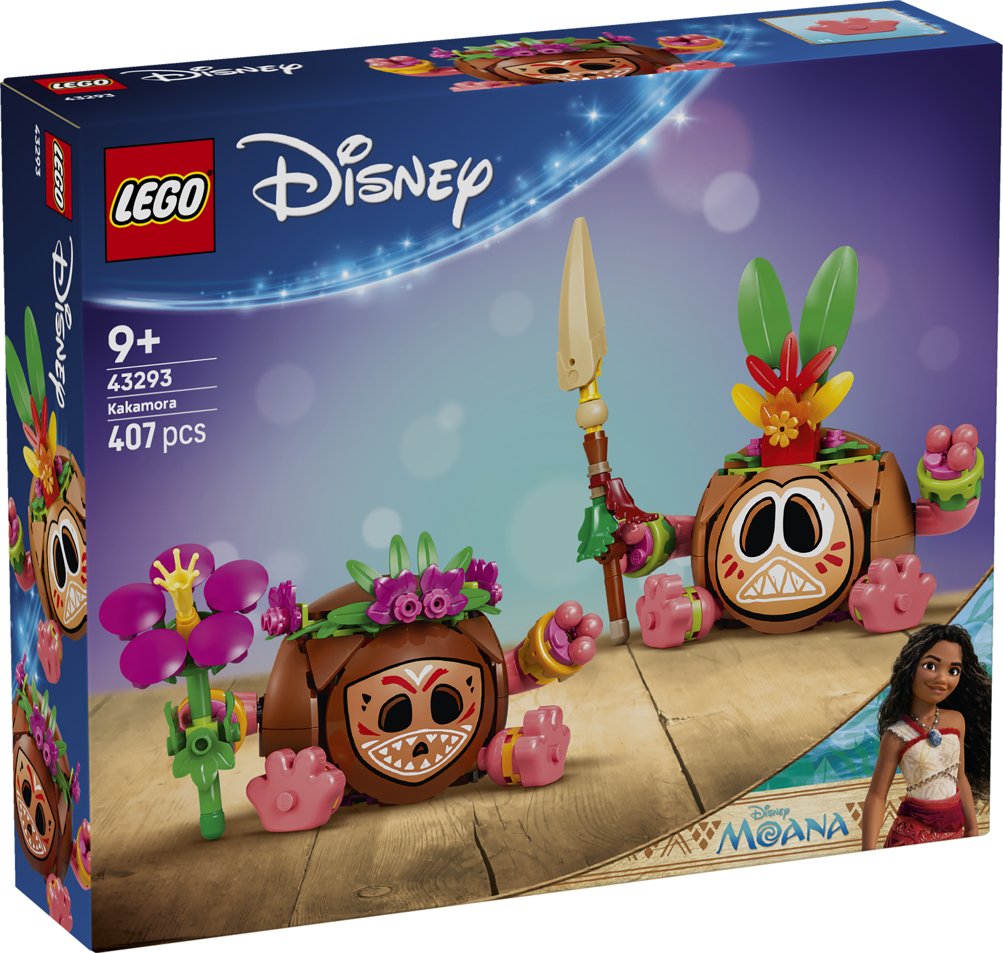 LEGO 43293 Disney Moana Kakamora Building Toy Decoration
