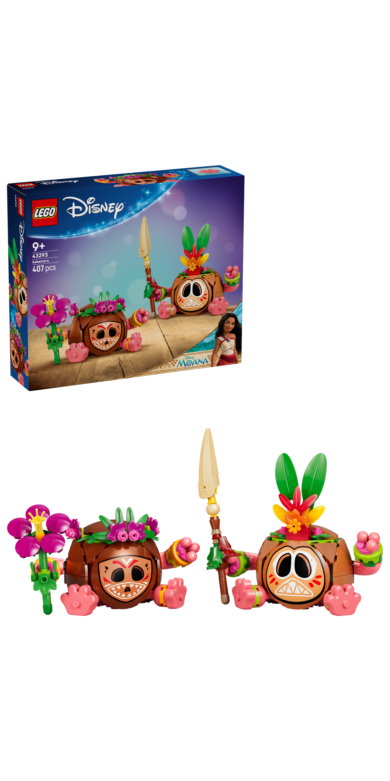 LEGO 43293 Disney Moana Kakamora Building Toy Decoration