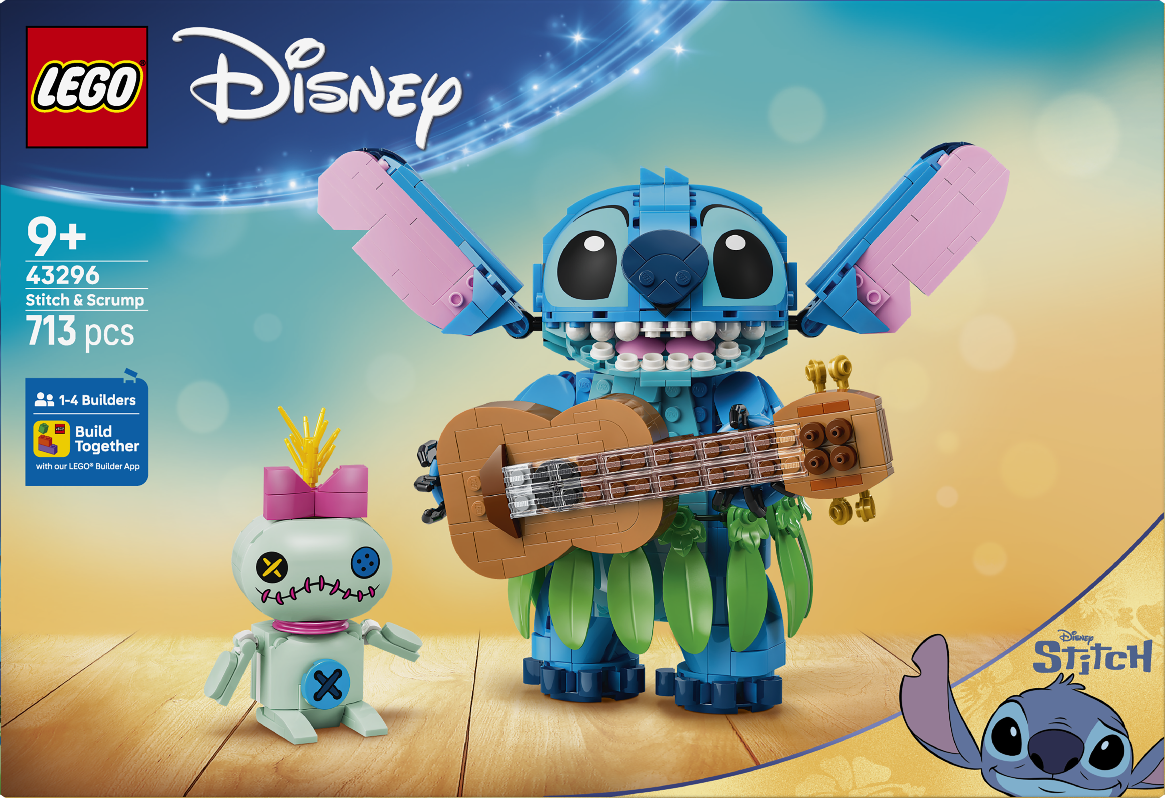 LEGO 43296 Disney Stitch & Scrump Building Set