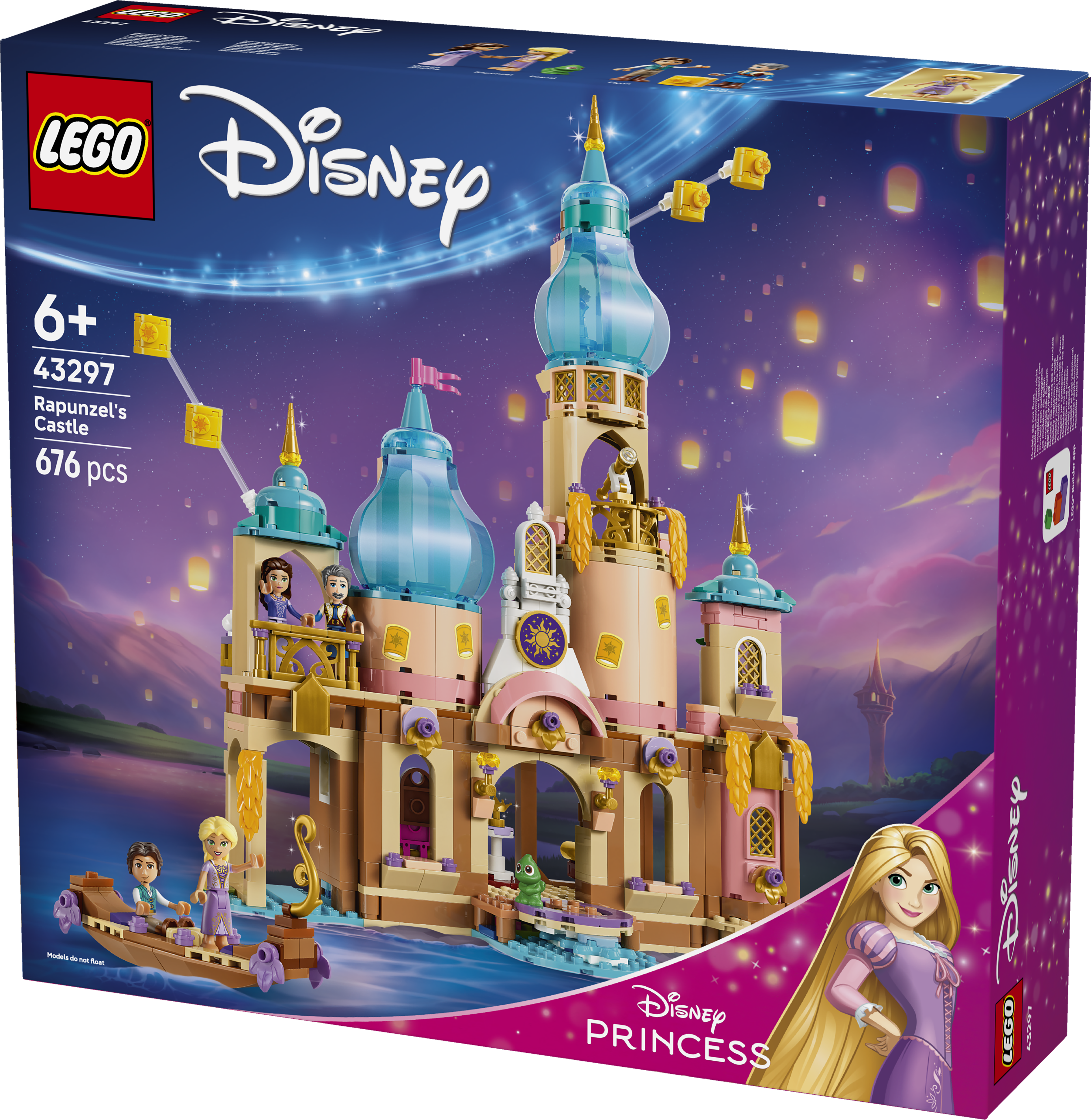 LEGO 43297 Disney Princess Rapunzel’s Castle Building Set