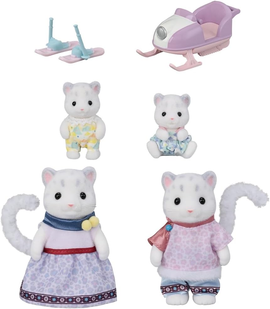 Sylvanian Families 5814 Snow Leopard Family