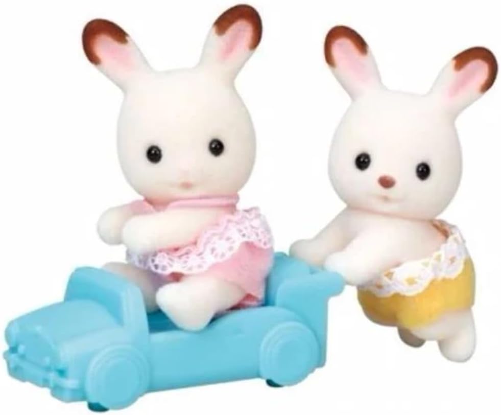 Sylvanian 5420 Chocolate Rabbit Twins
