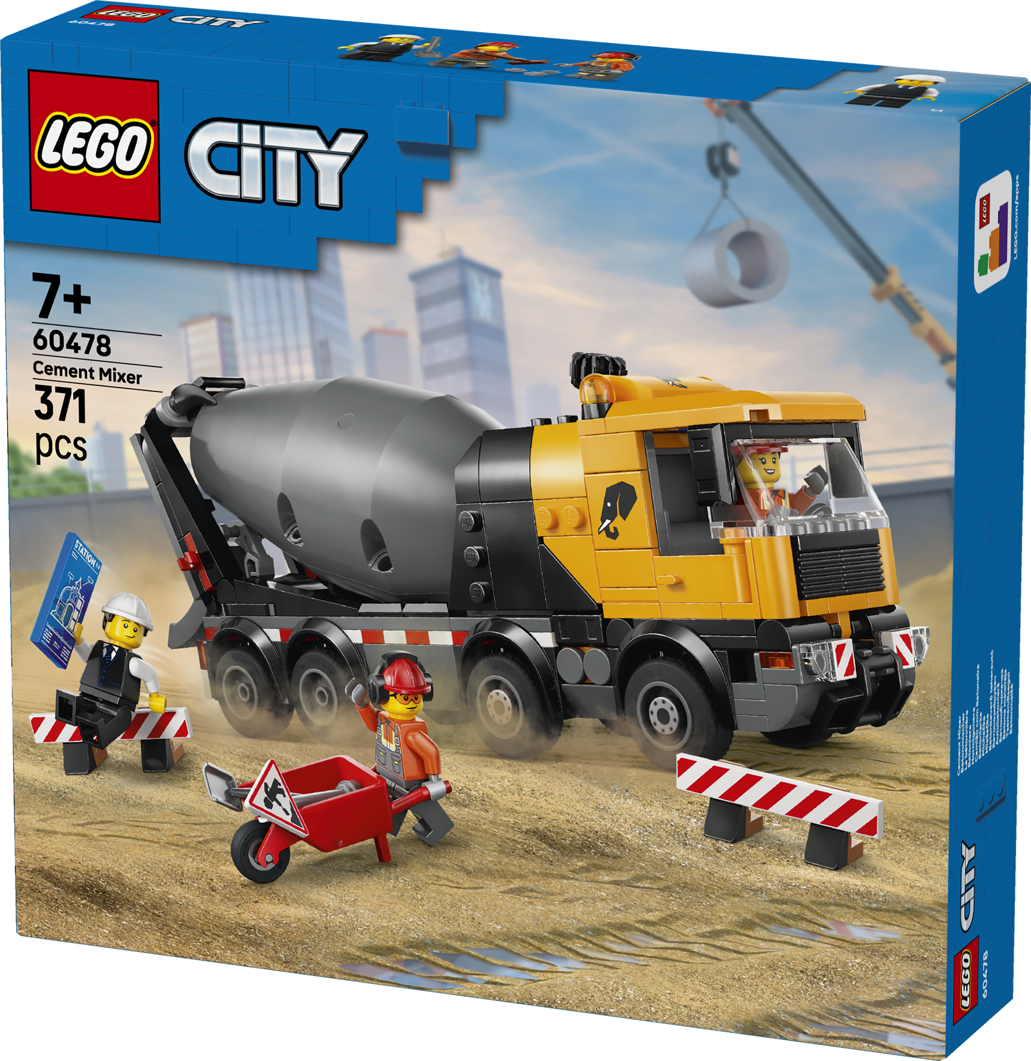 LEGO 60478 City Cement Mixer