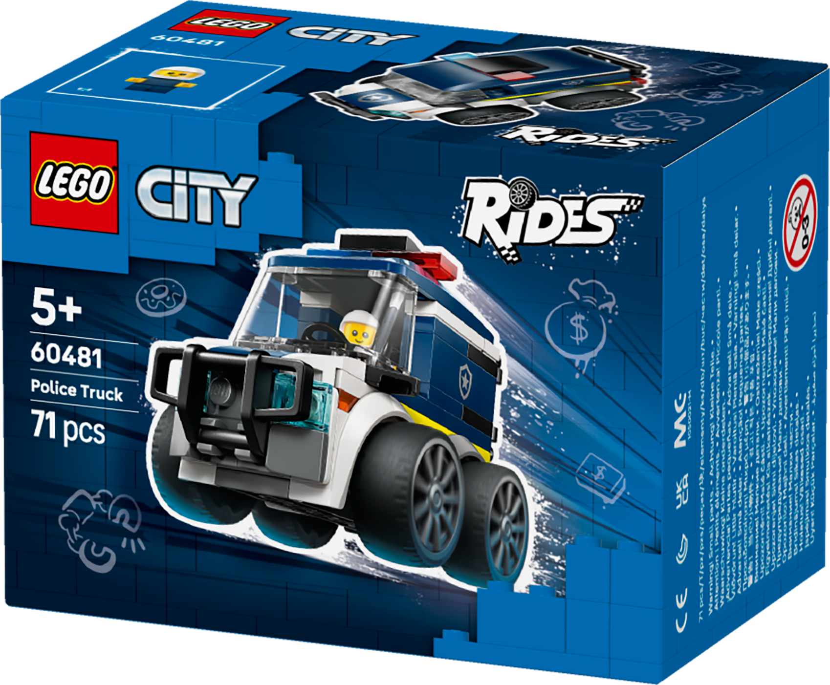 LEGO 60481 City Rides Police Truck