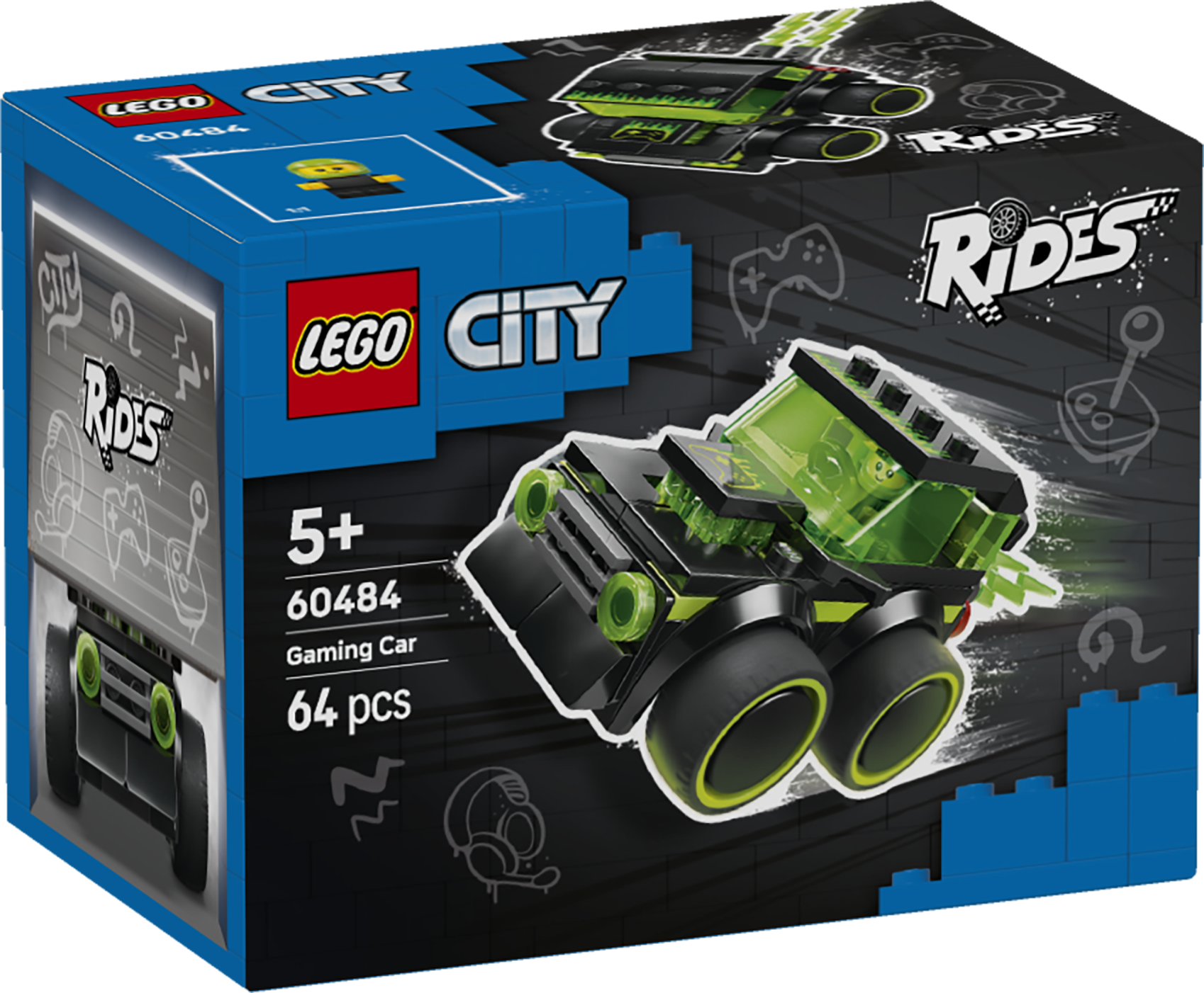 LEGO 60484 City Rides Gaming Race Car