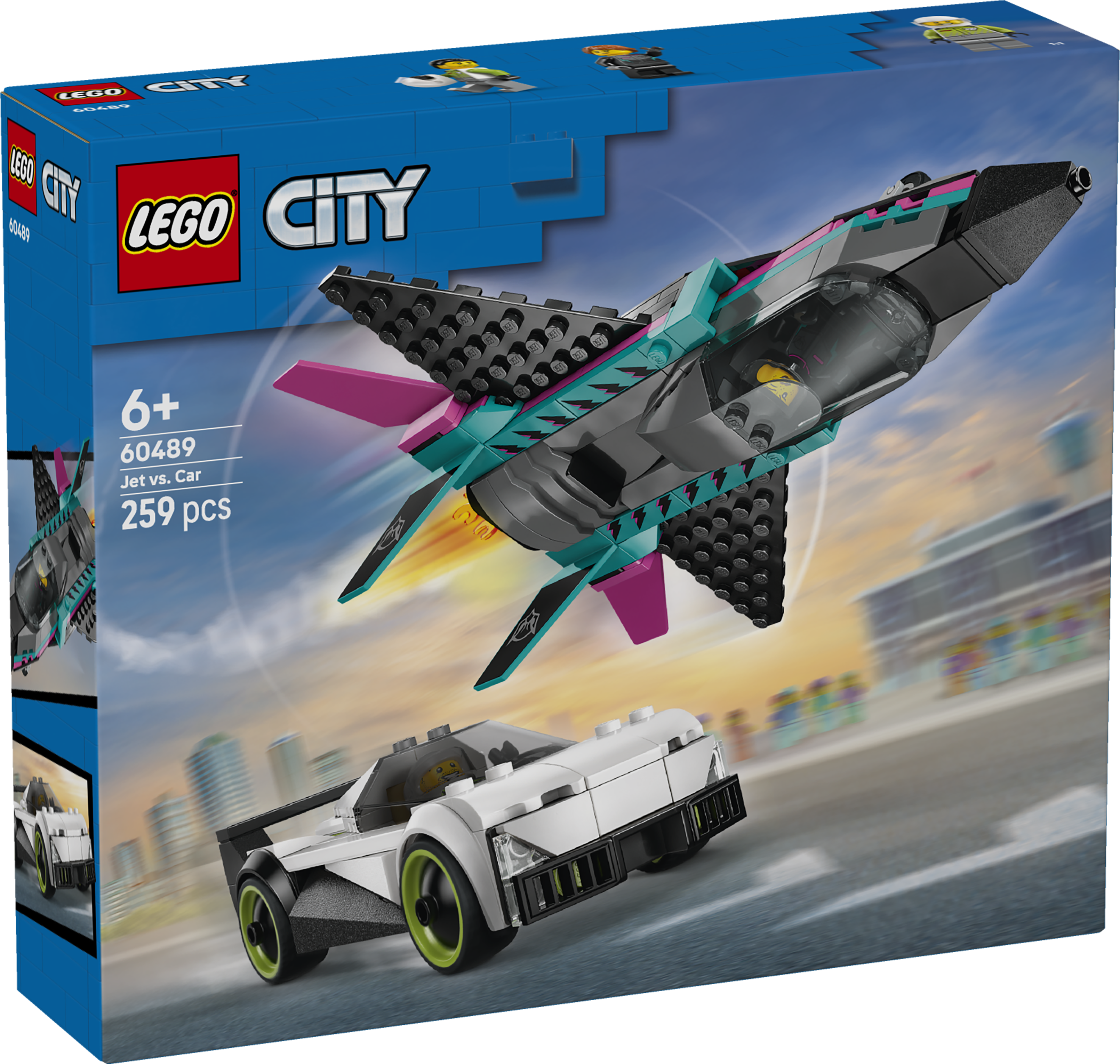 LEGO 60489 City Jet vs. Car