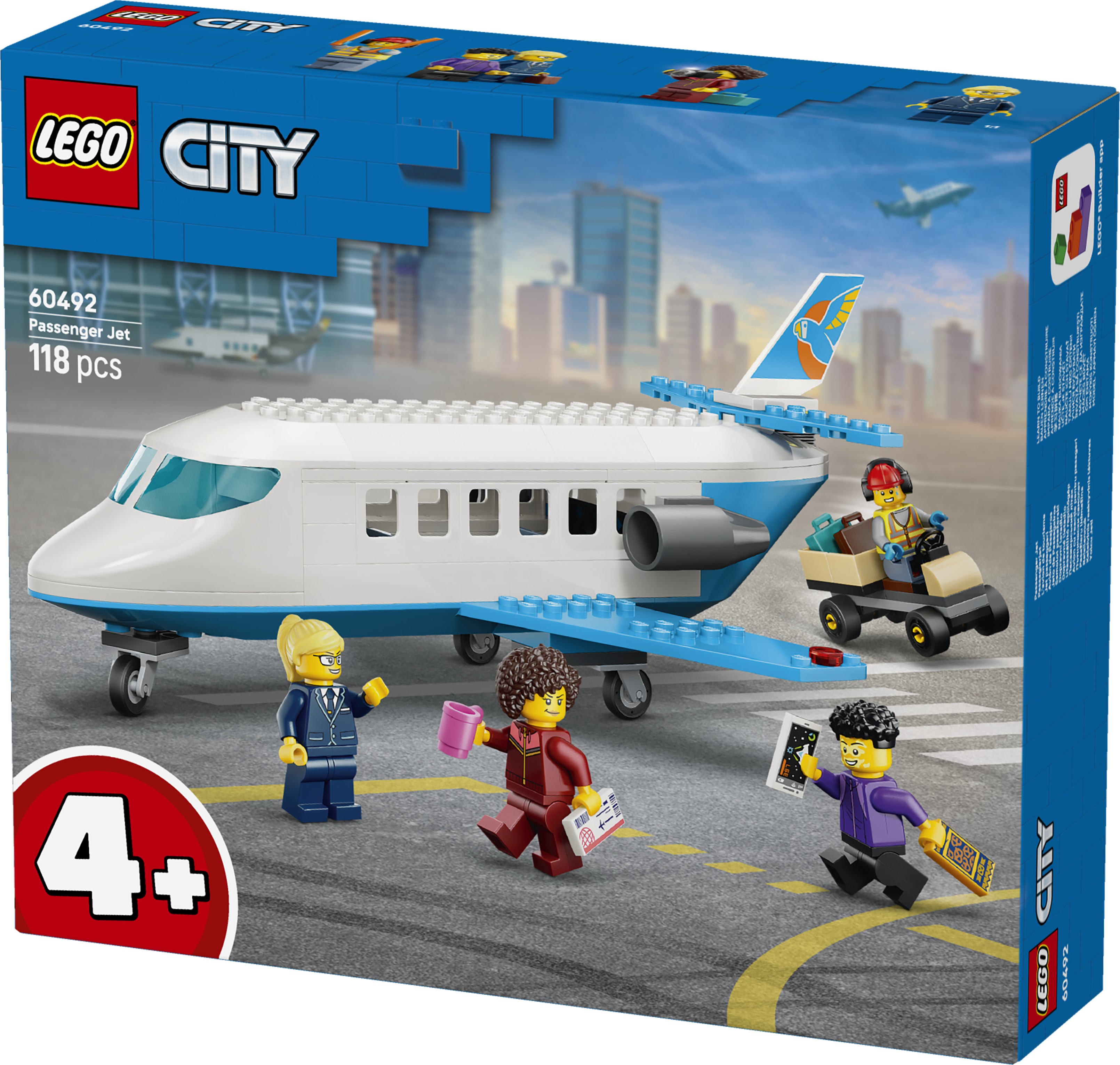 LEGO 60492 City Passenger Jet - Airplane Toy Building Set