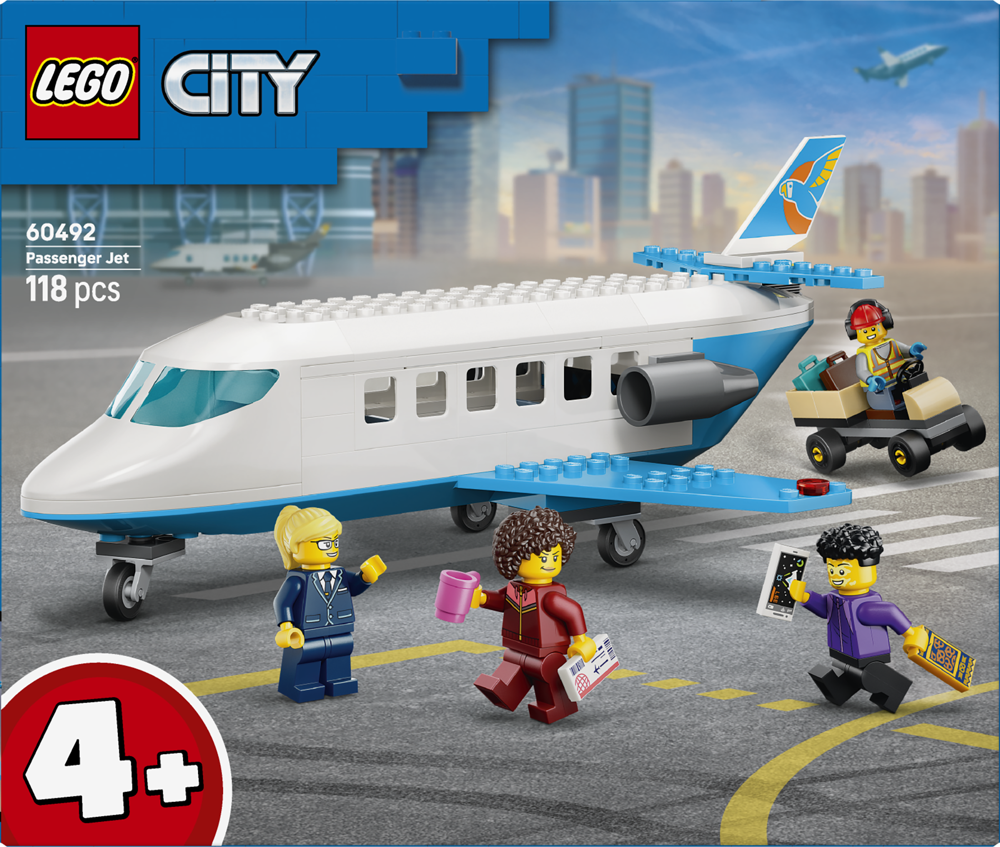 LEGO 60492 City Passenger Jet - Airplane Toy Building Set