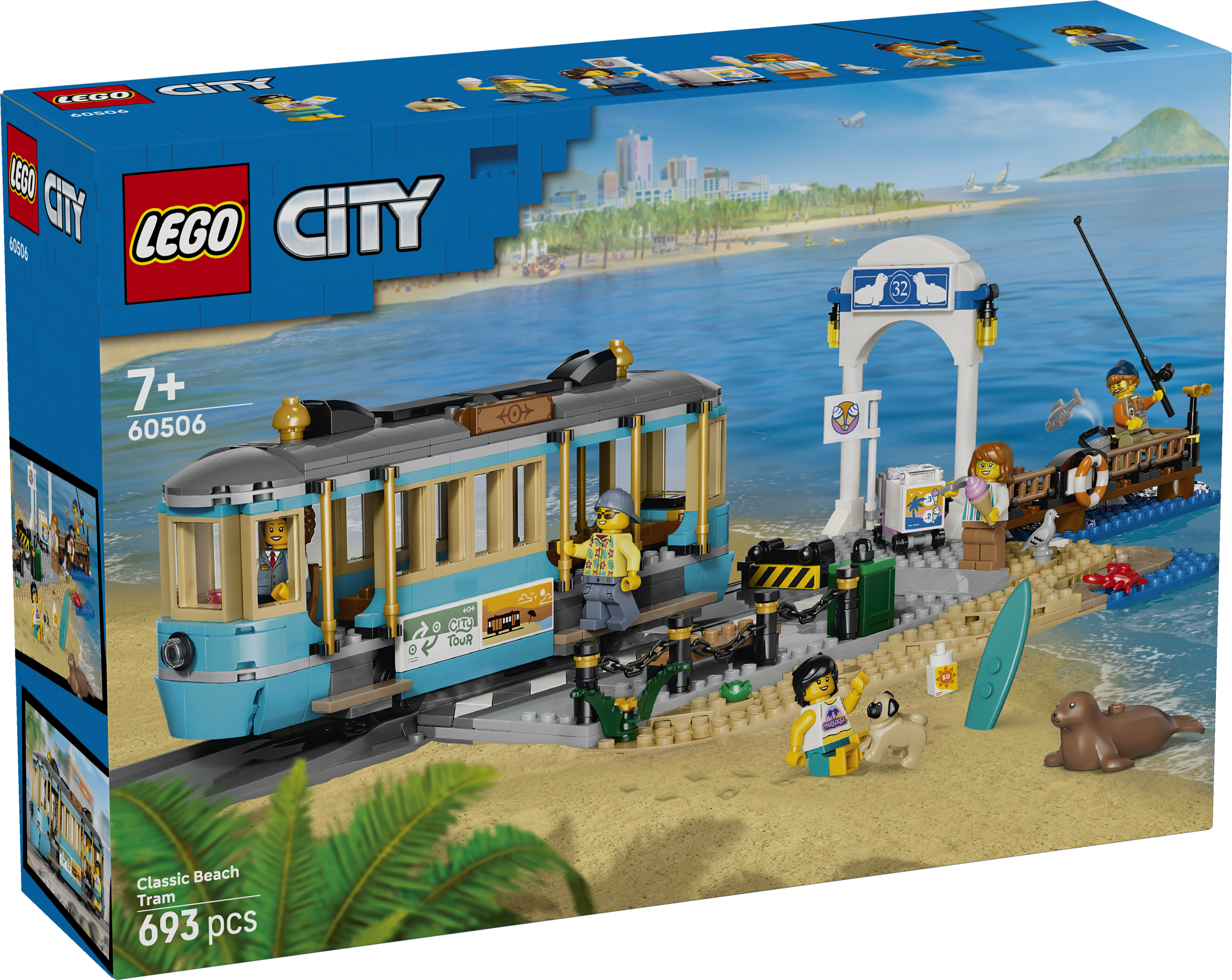 LEGO 60506 City Classic Beach Streetcar - Train Toys