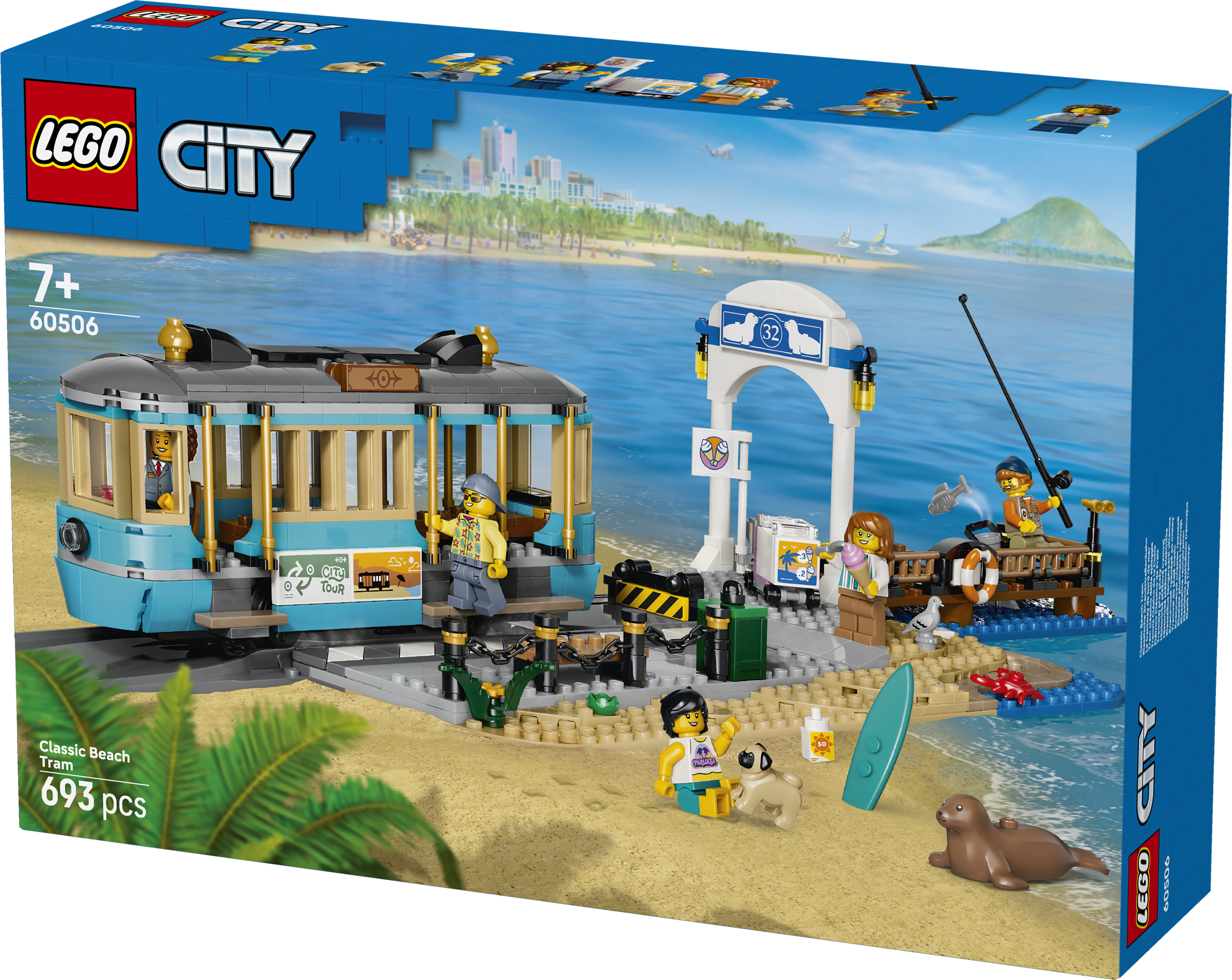 LEGO 60506 City Classic Beach Streetcar - Train Toys