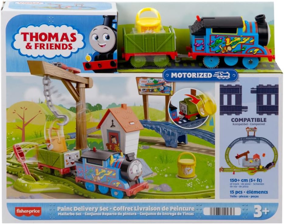 Thomas & Friends Paint Delivery Set with Motorized Thomas