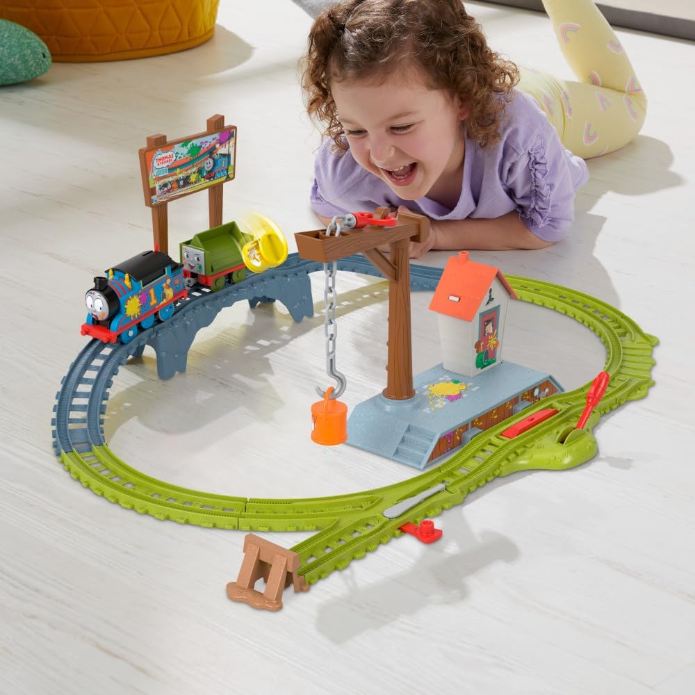 Thomas & Friends Paint Delivery Set with Motorized Thomas